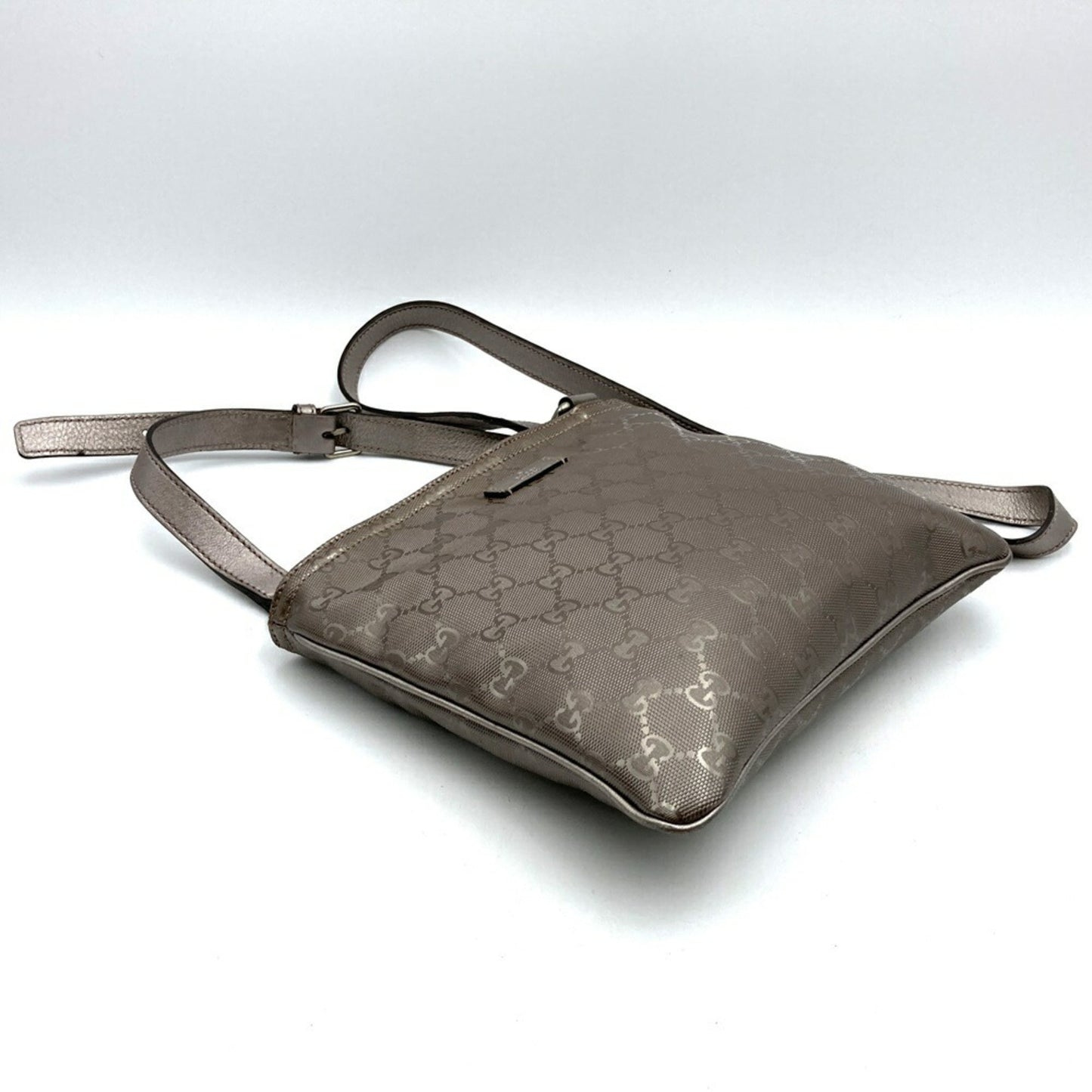 Gucci Gg ImprimÃ© Metallic Pink Gg ImprimÃ© Shoulder Bag Sling Bag ( )