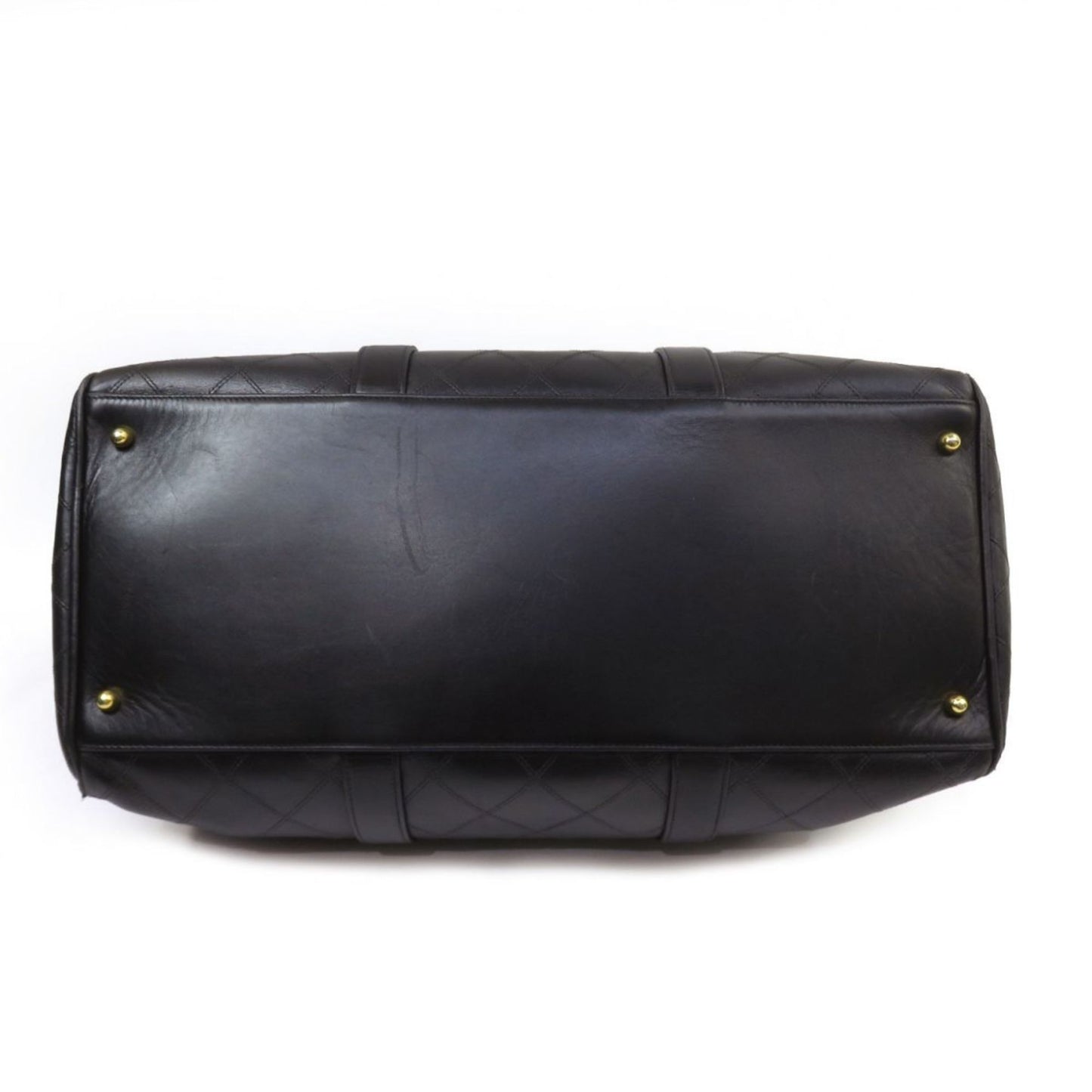 CHANEL Bicolor Boston Bag Handbag