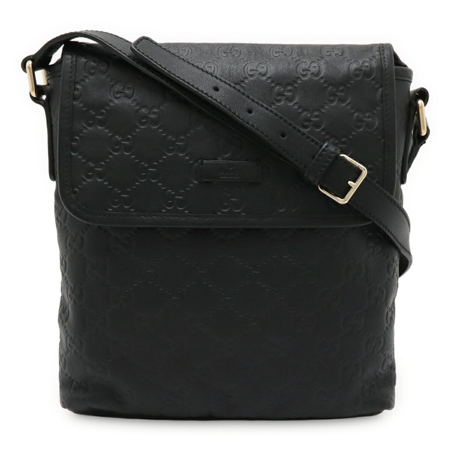 Gucci Black Leather Shoulder Bag ( )
