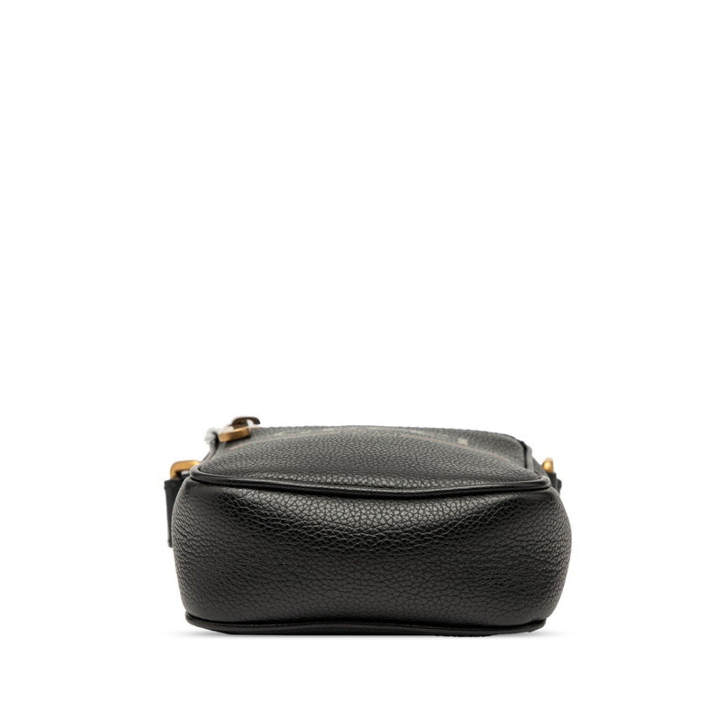Gucci Black Multi-Color Leather Shoulder Bag ( )