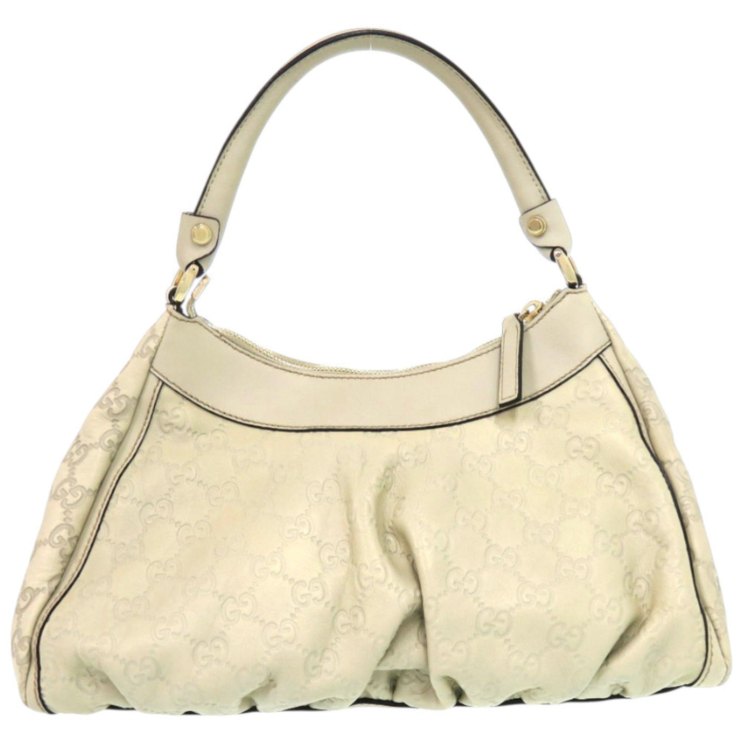 Gucci Ivory White Leather Shoulder Bag ( )