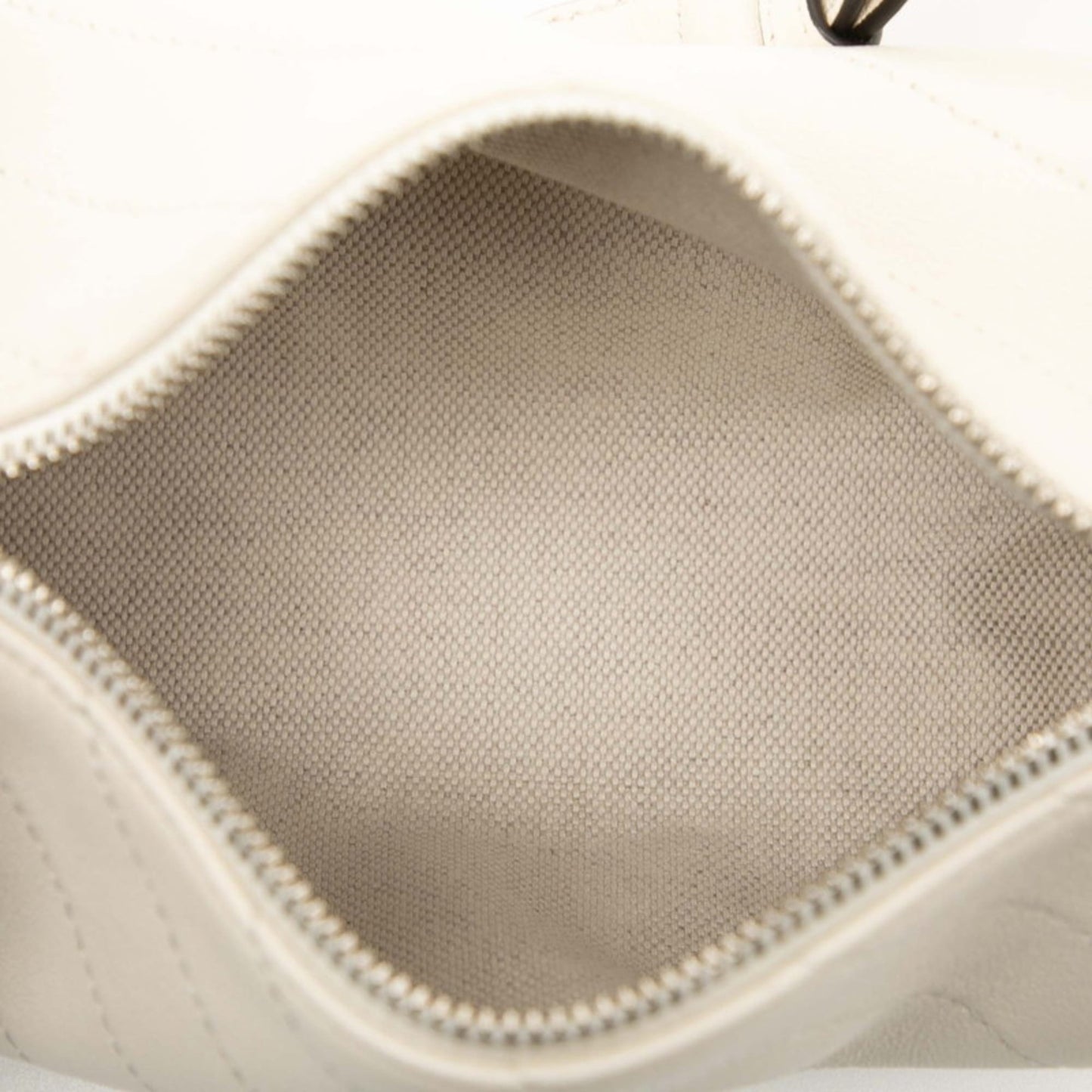Gucci Ivory White Leather Shoulder Bag ( )