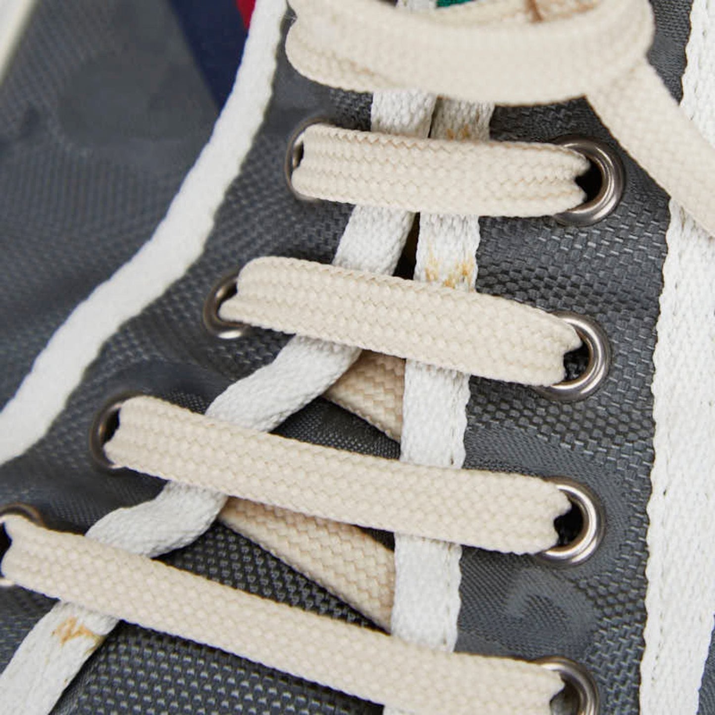 Gucci Gray Multi-Color Sneakers ( )
