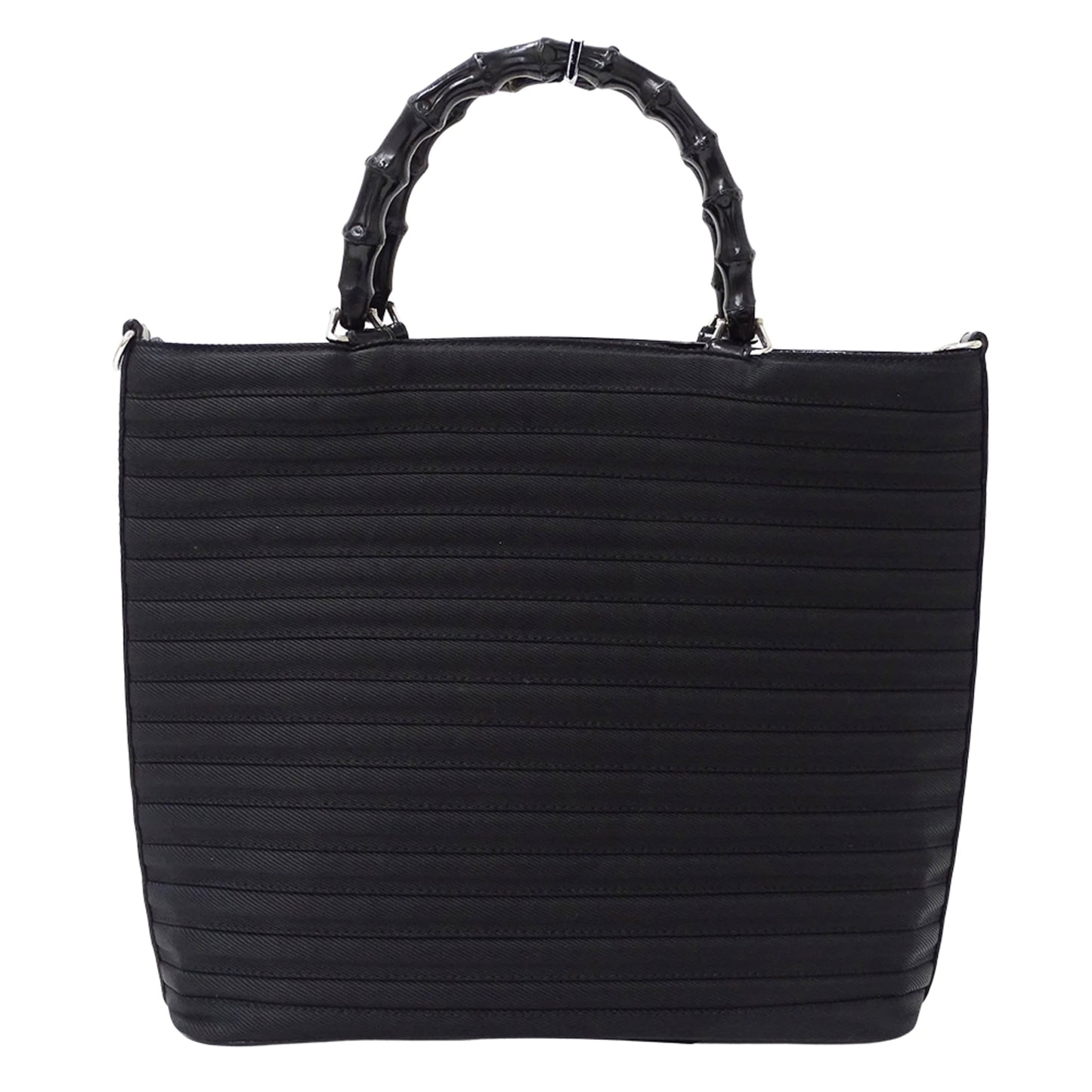 Gucci Black Nylon Handbag Shoulder Bag ( )