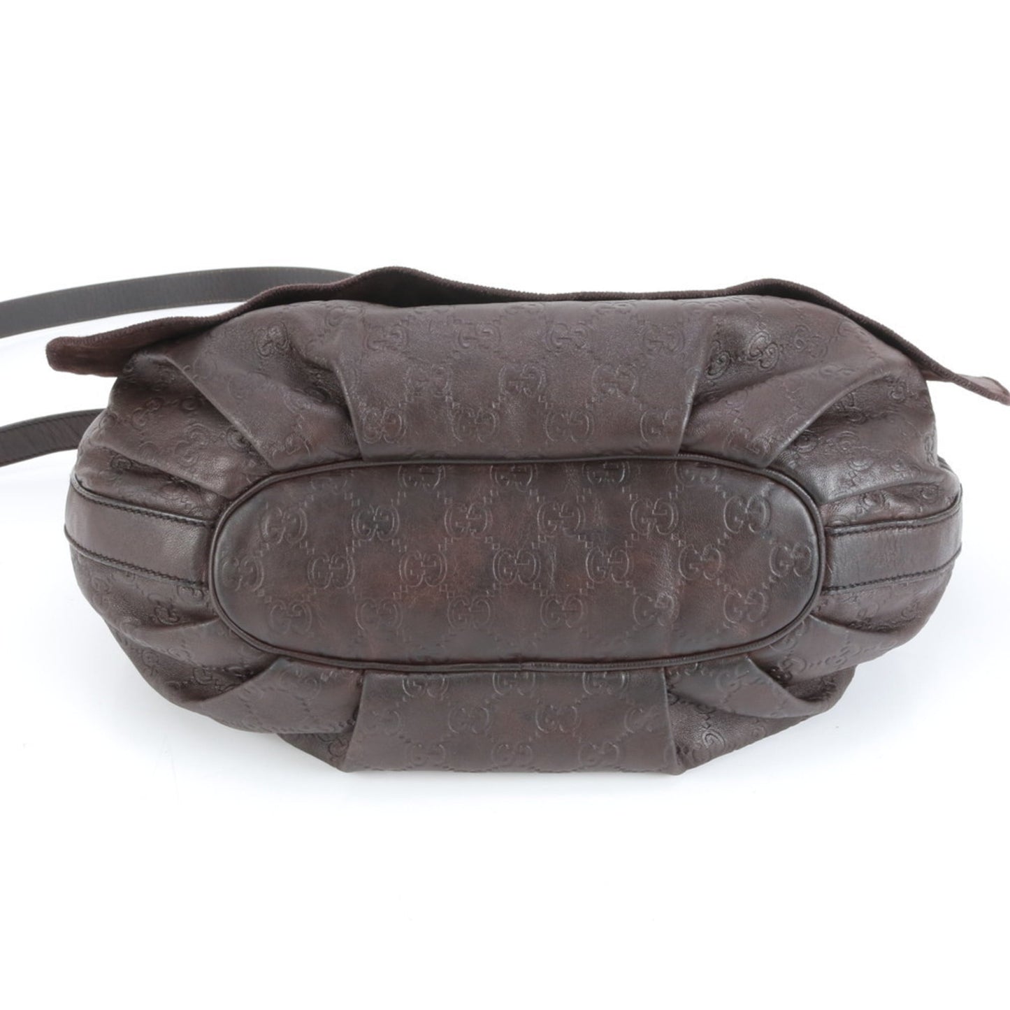 Gucci Brown Leather Shoulder Bag ( )