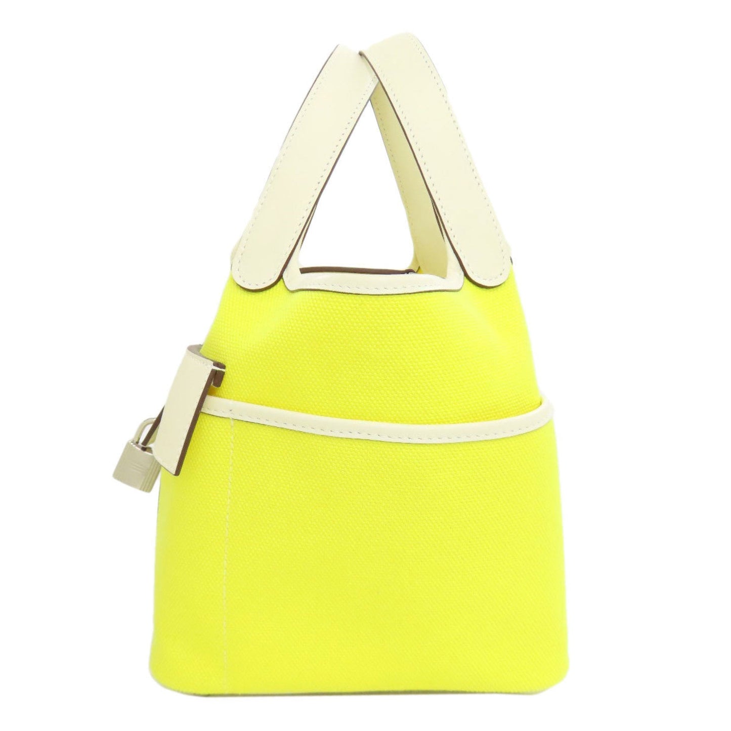 Hermes Picotin Yellow Canvas Handbag ( )