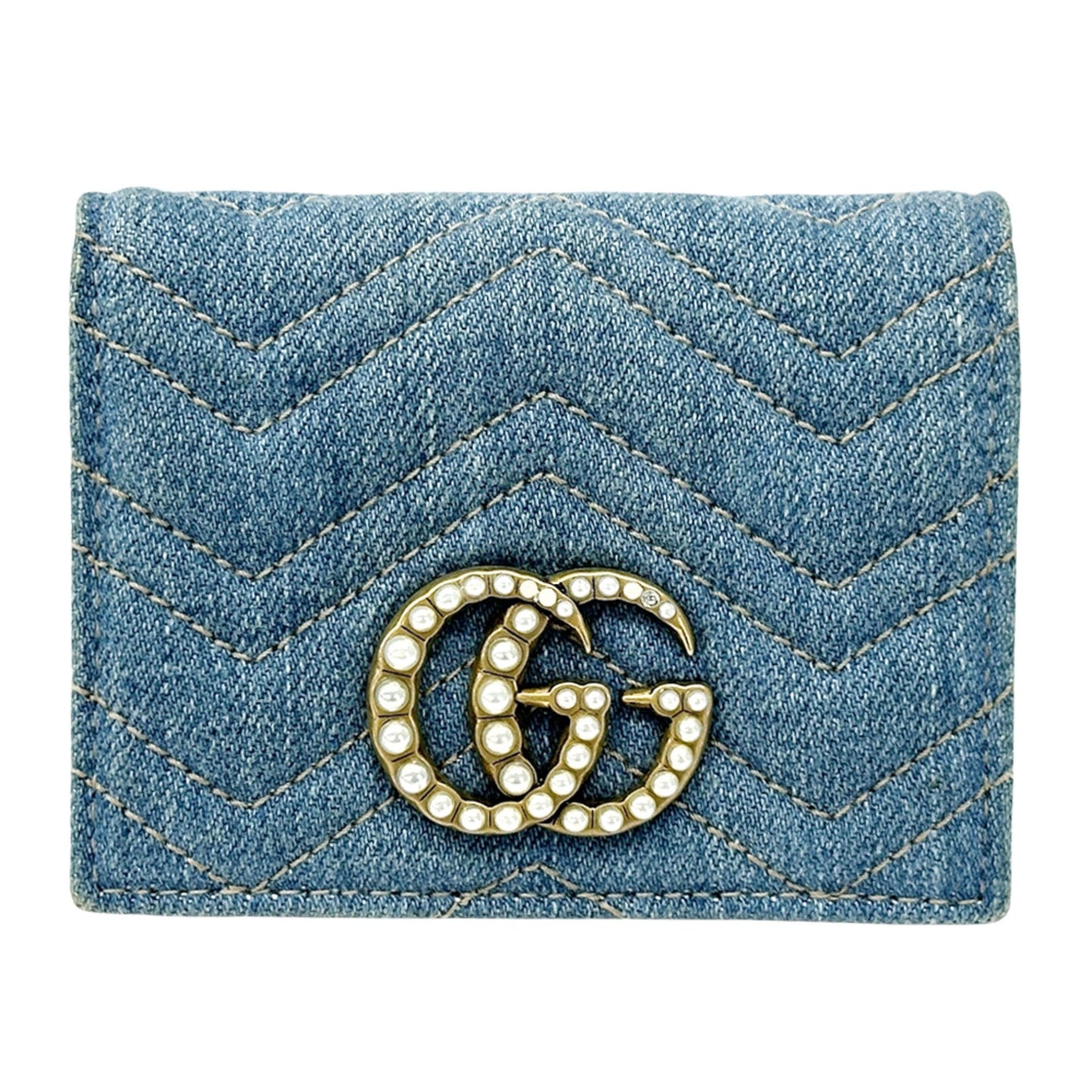 Gucci Blue Denim Wallet (Bi-Fold) ( )