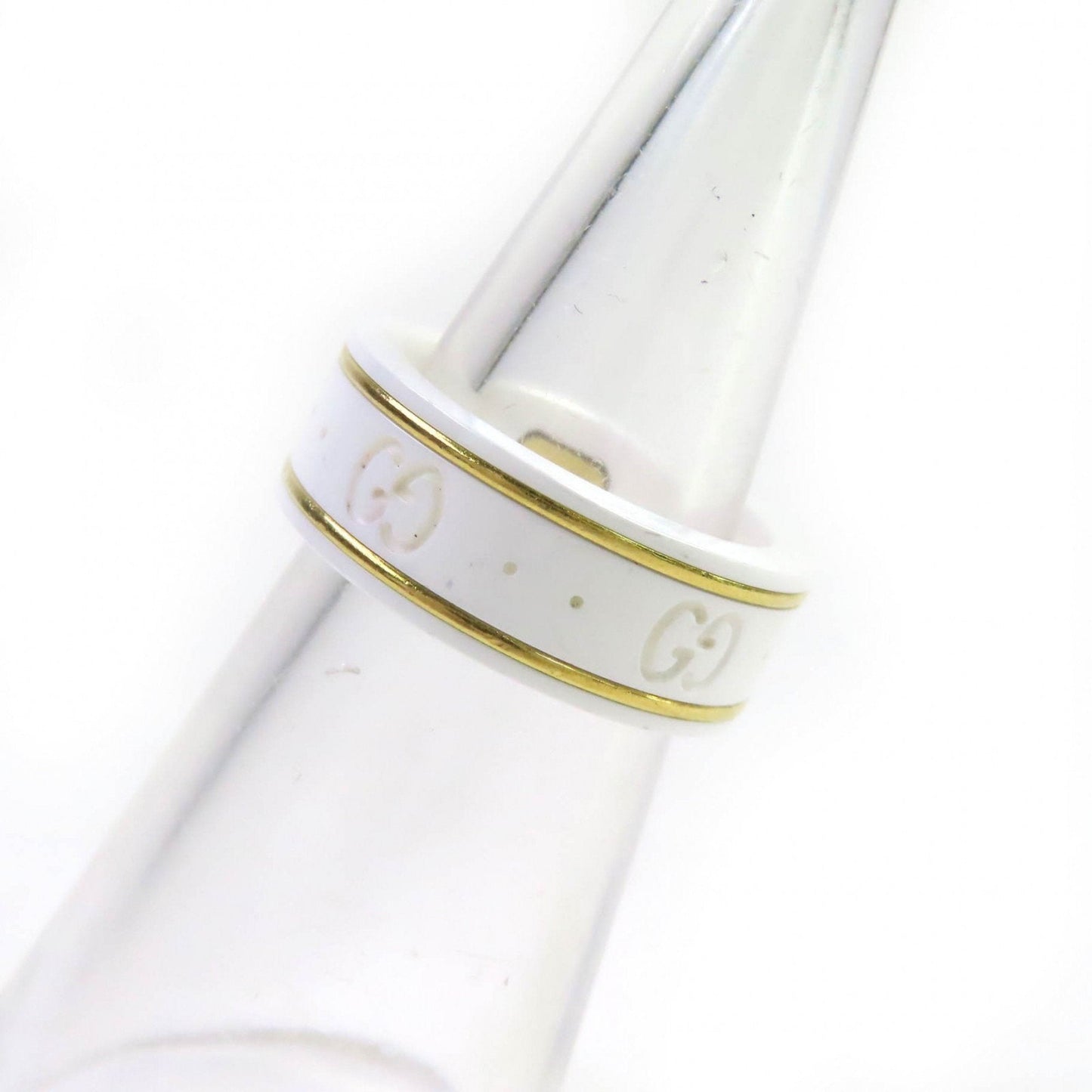 Gucci White Ceramic Band Ring ( )