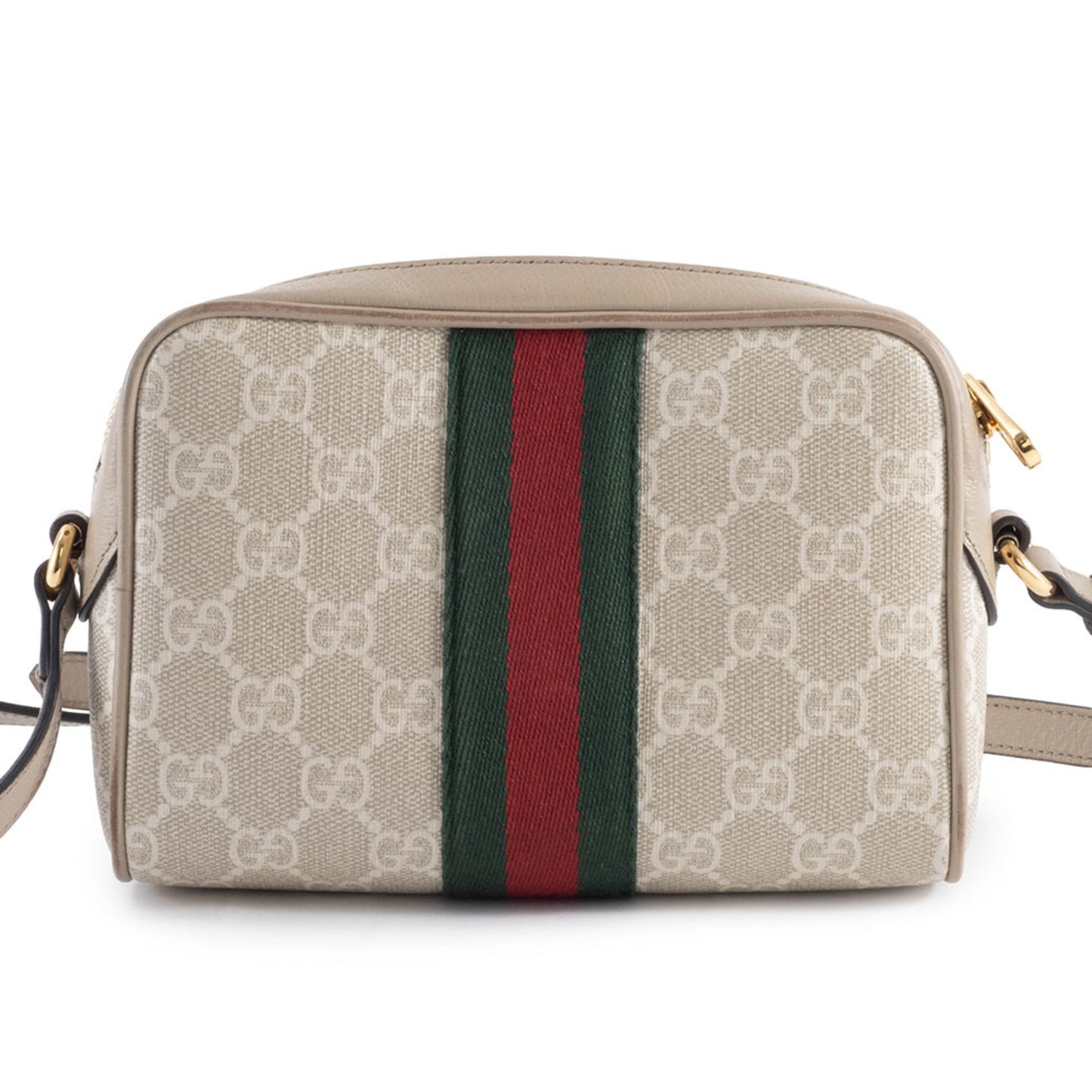 Gucci Beige Gg Supreme Leather Shoulder Bag ( )