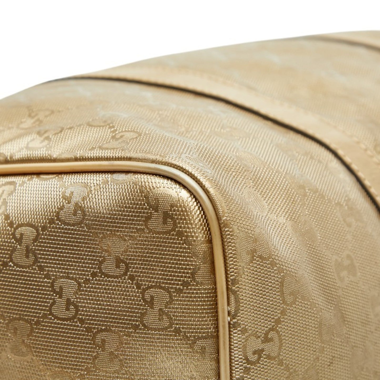 Gucci Gold Pvc Leather Handbag ( )