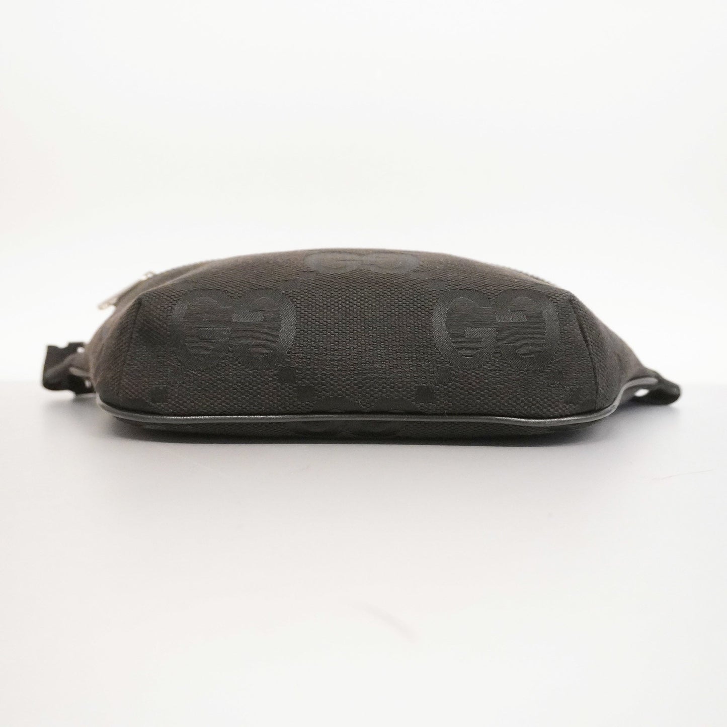GUCCI Auth  Jumbo GG Jumbo GG 696031 Unisex Canvas Sling Bag Black