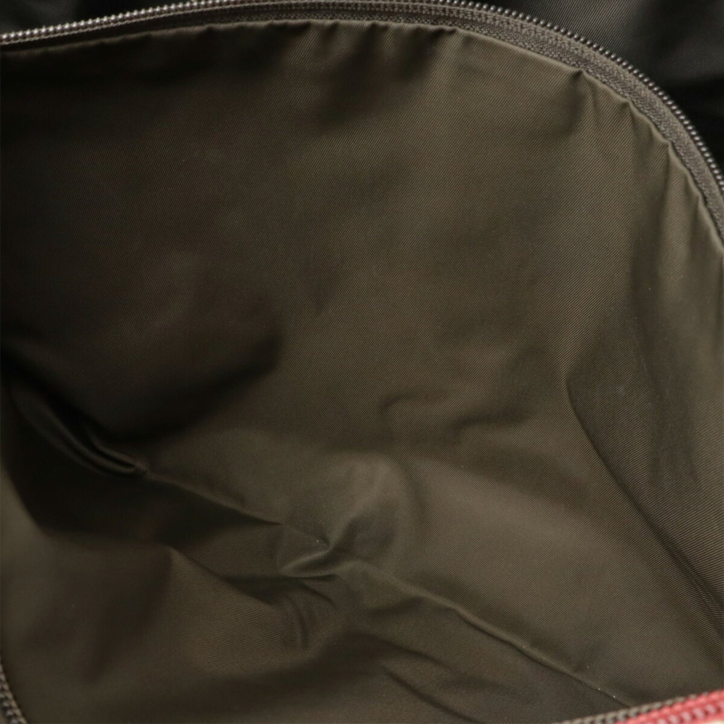 Gucci Beige Khaki Red Color Gg Canvas Leather Shoulder Bag Tote Bag ( )