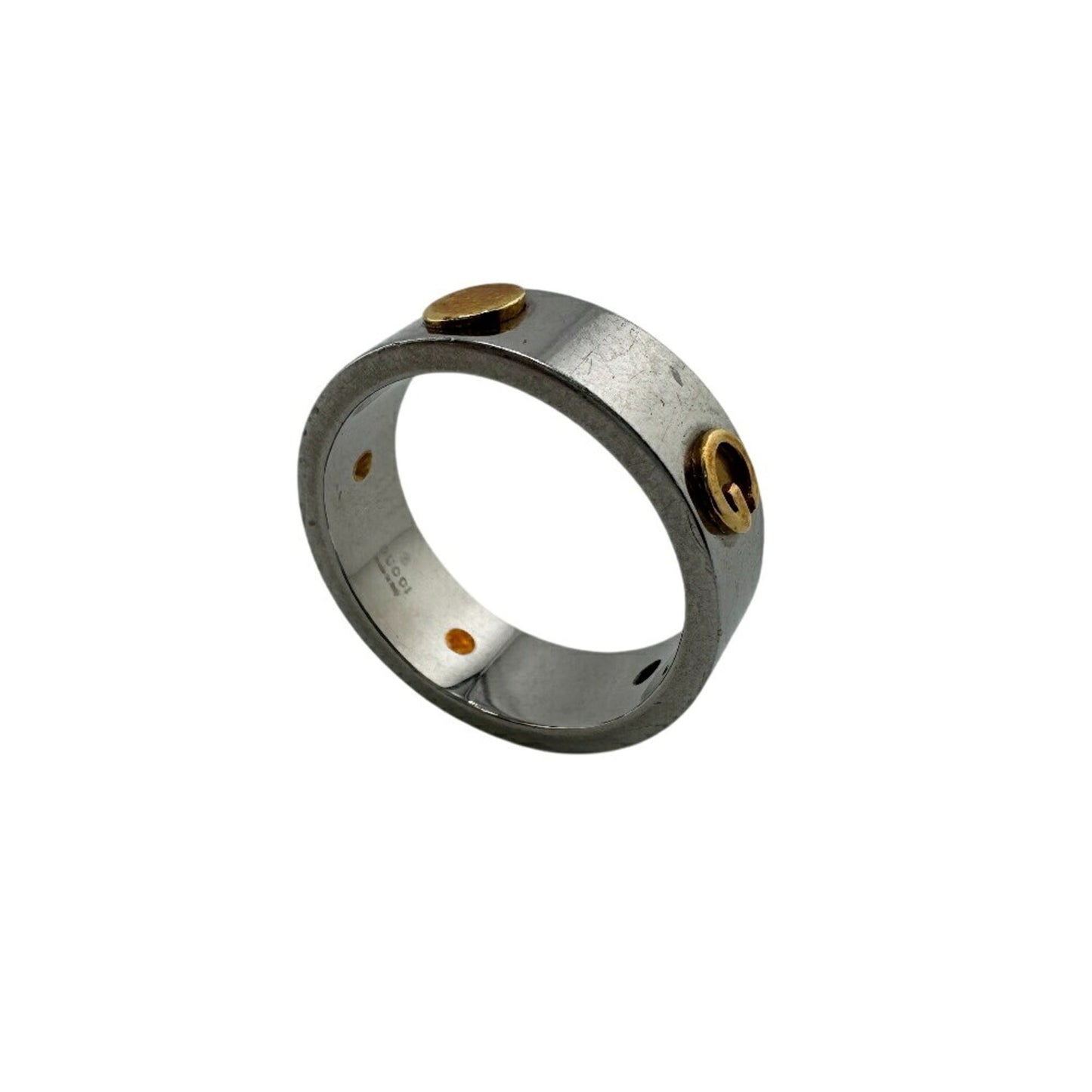 Gucci Gold Silver Gold Plating Band Ring ( )