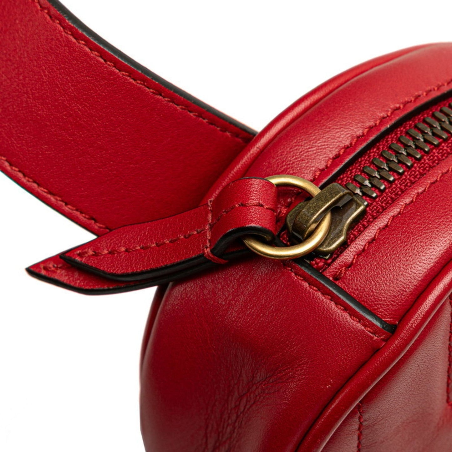 Gucci Gg Marmont Red Color Leather Sling Bag ( )