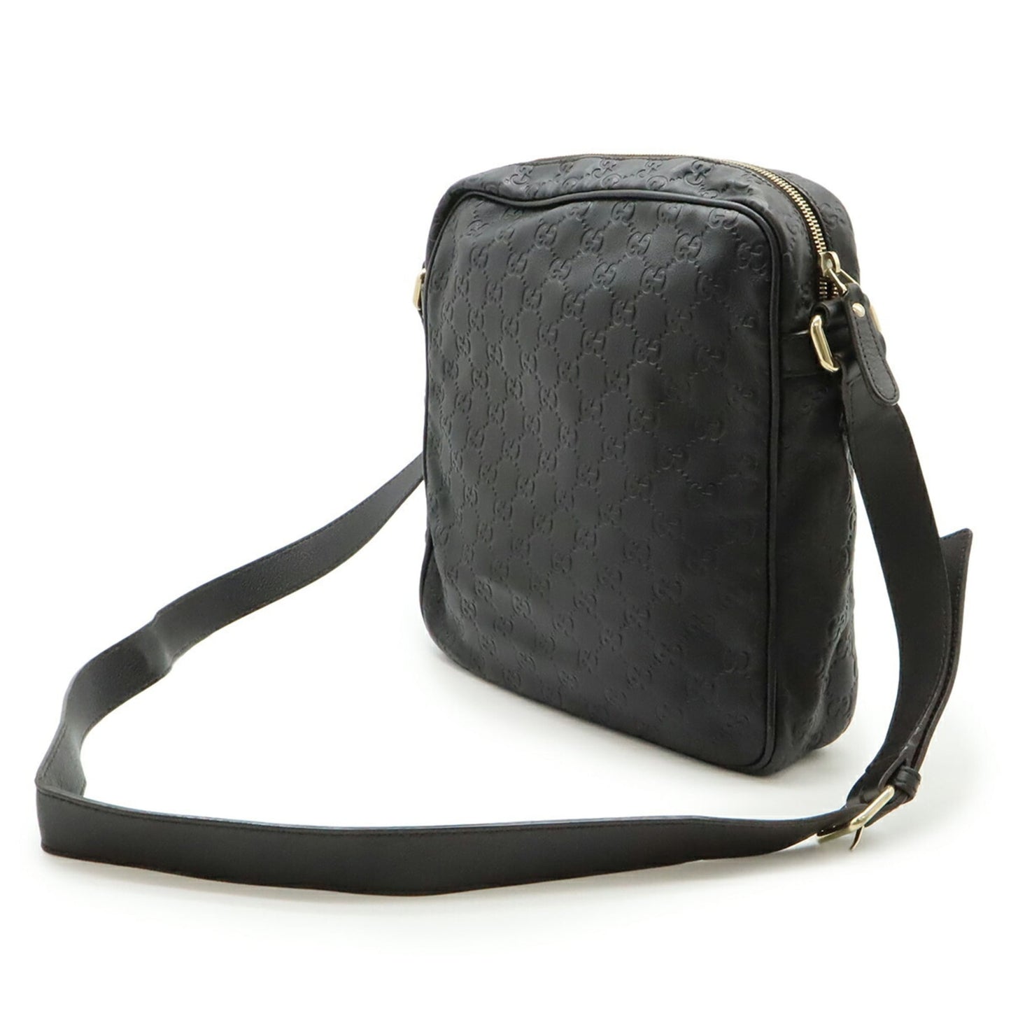 Gucci Brown Dark Brown Leather Shoulder Bag ( )