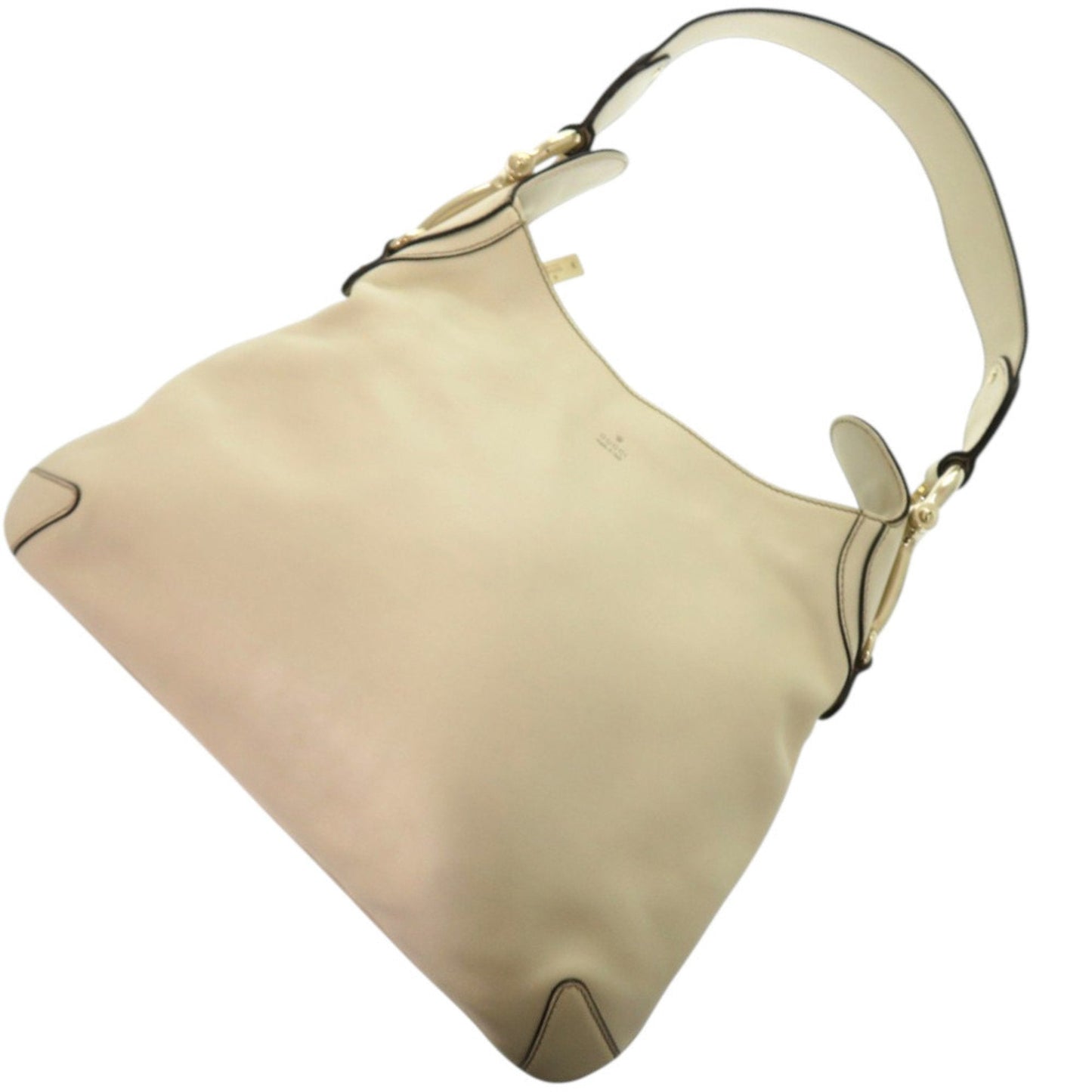 Gucci Ivory Leather Shoulder Bag ( )