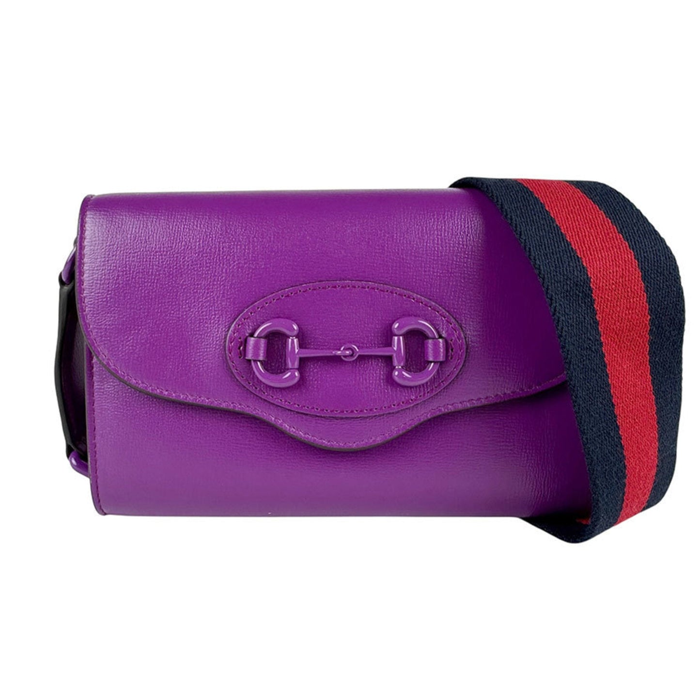 Gucci Purple Leather Shoulder Bag ( )