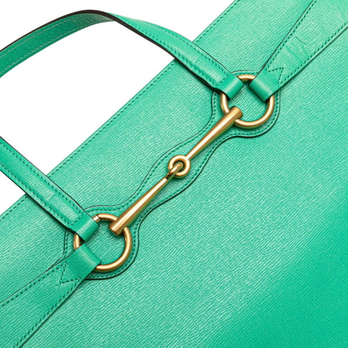 Gucci Green Leather Handbag Shoulder Bag ( )