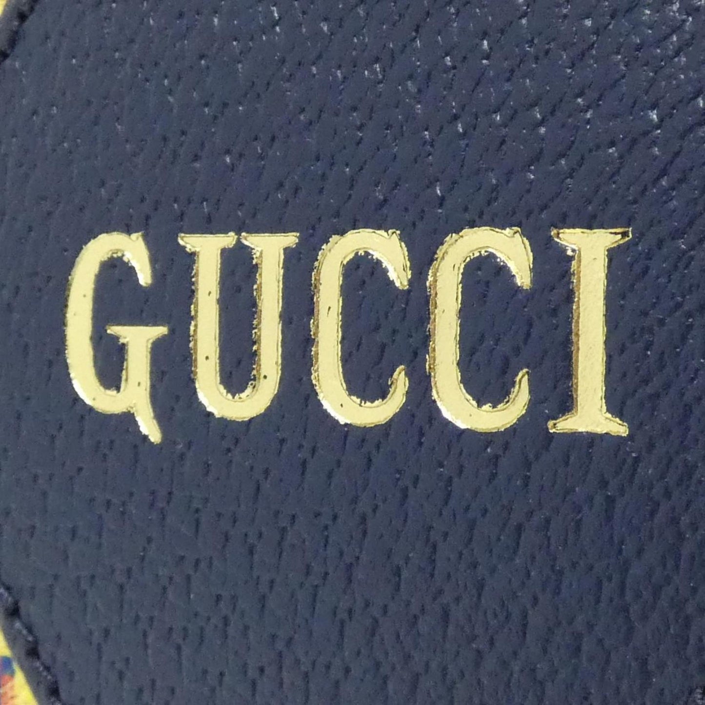Gucci Blue Orange Coated Canvas Shoulder Bag ( )