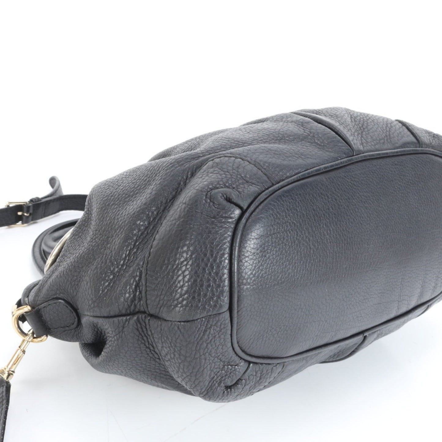 Gucci Black Leather Shoulder Bag ( )