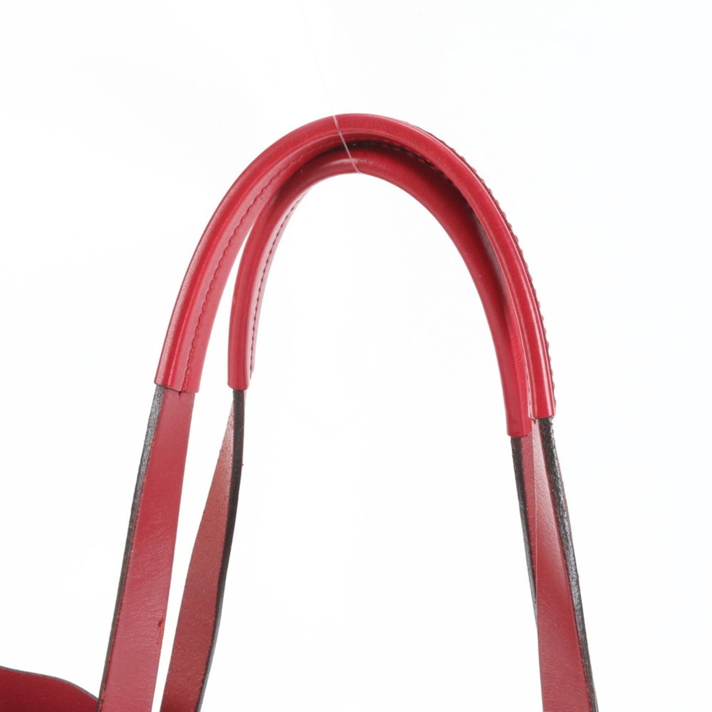 Gucci Red Color Leather Pouch Shoulder Bag ( )
