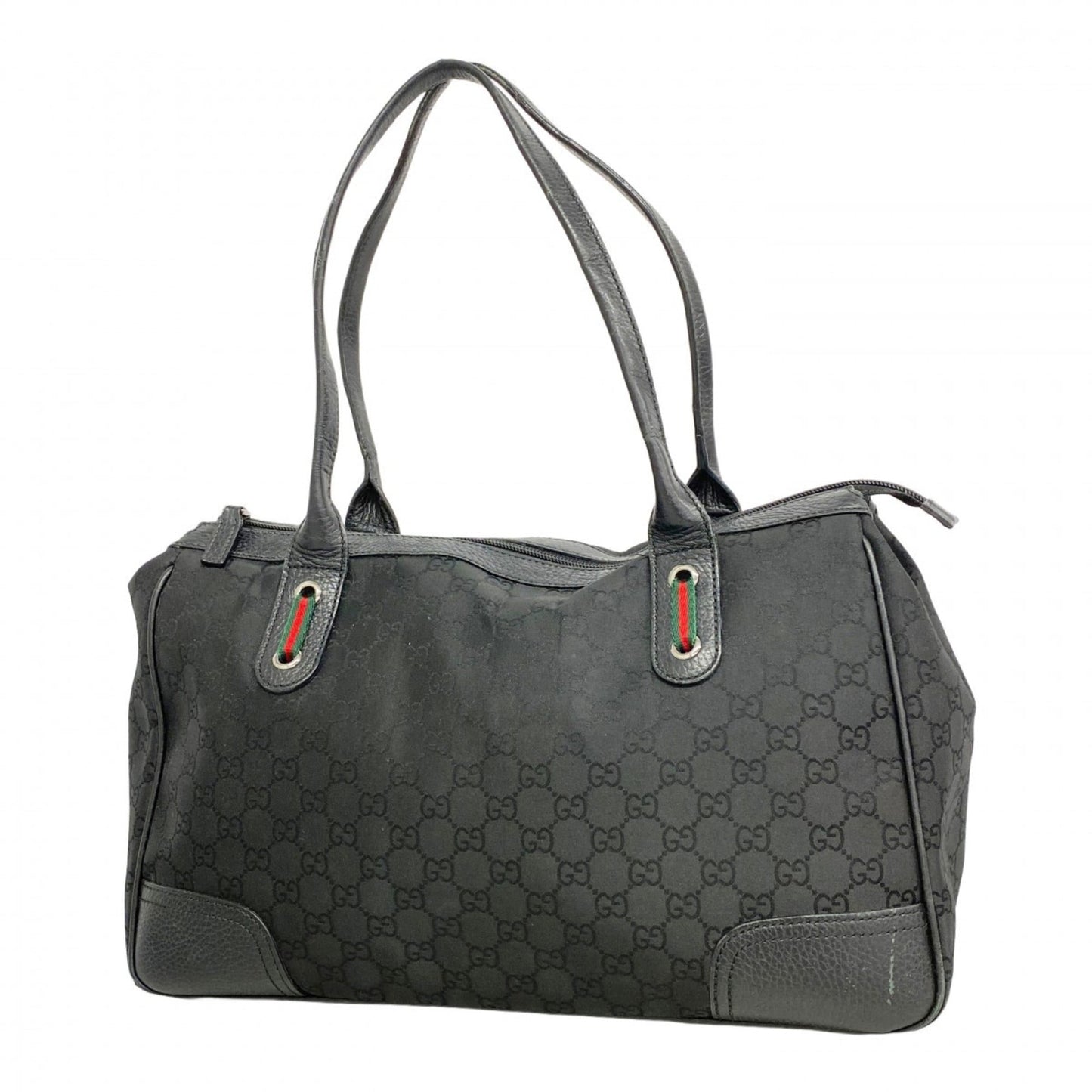 Gucci Black Nylon Handbag ( )