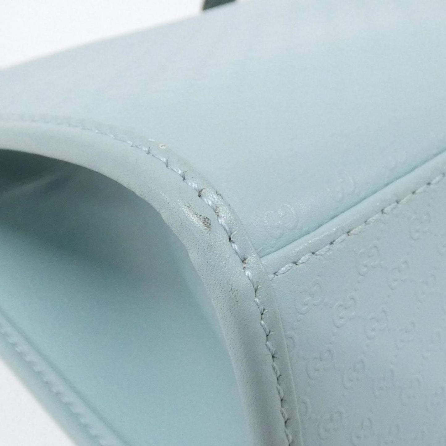 Gucci Light Blue Leather Shoulder Bag ( )