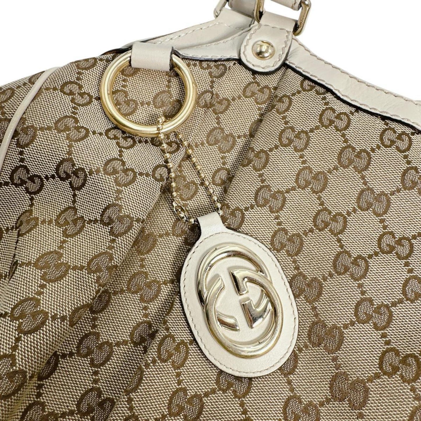 Gucci Gg Canvas Beige Gg Canvas Tote Bag ( )