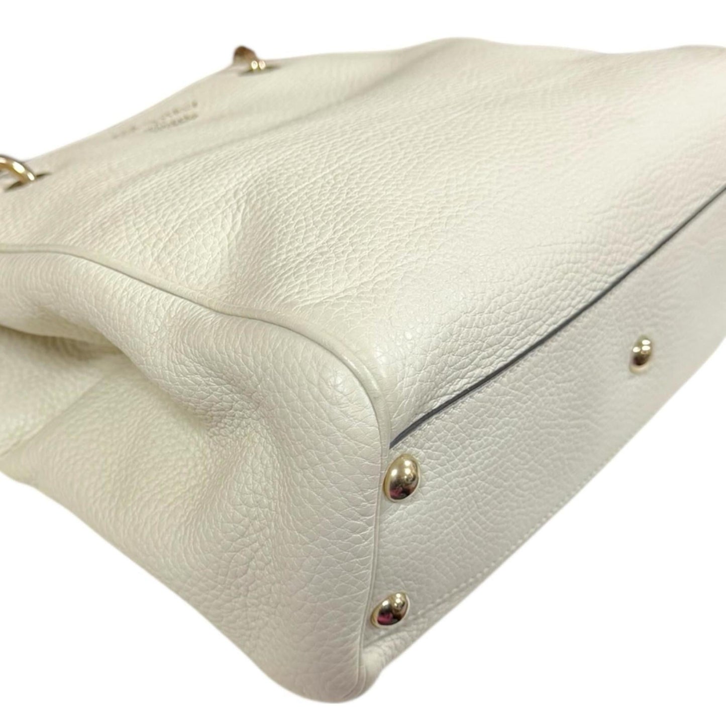 Gucci Ivory White Bamboo Shoulder Bag ( )