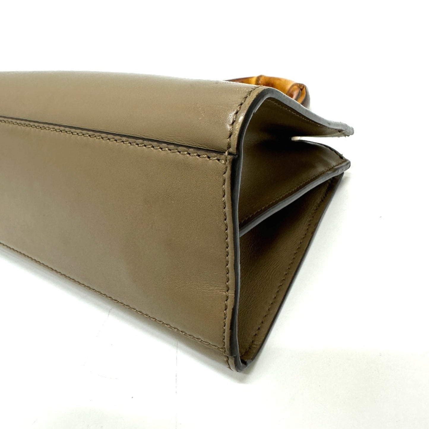 Gucci Brown Leather Handbag ( )