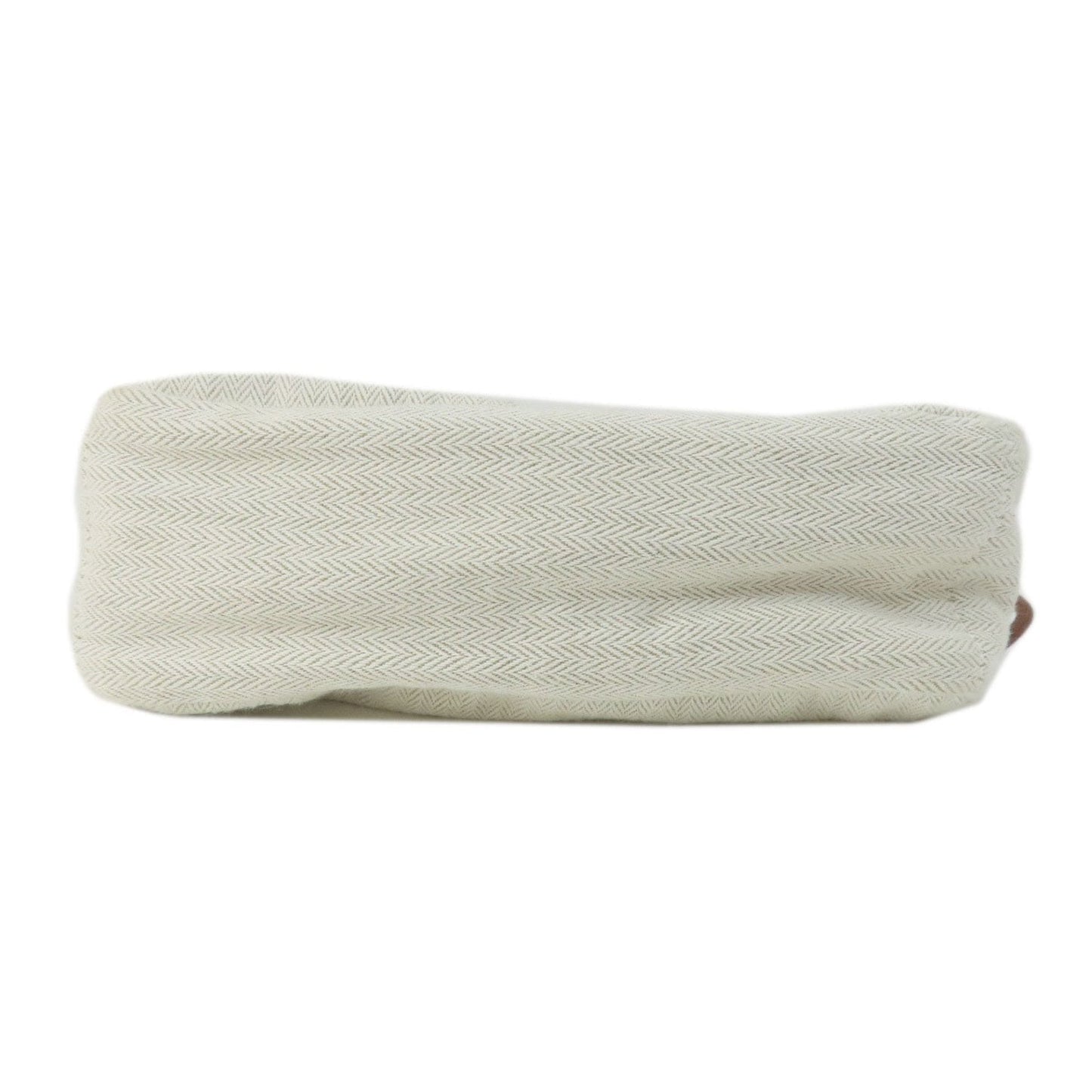 Hermes Natural Toile Chevron Pouch ( )