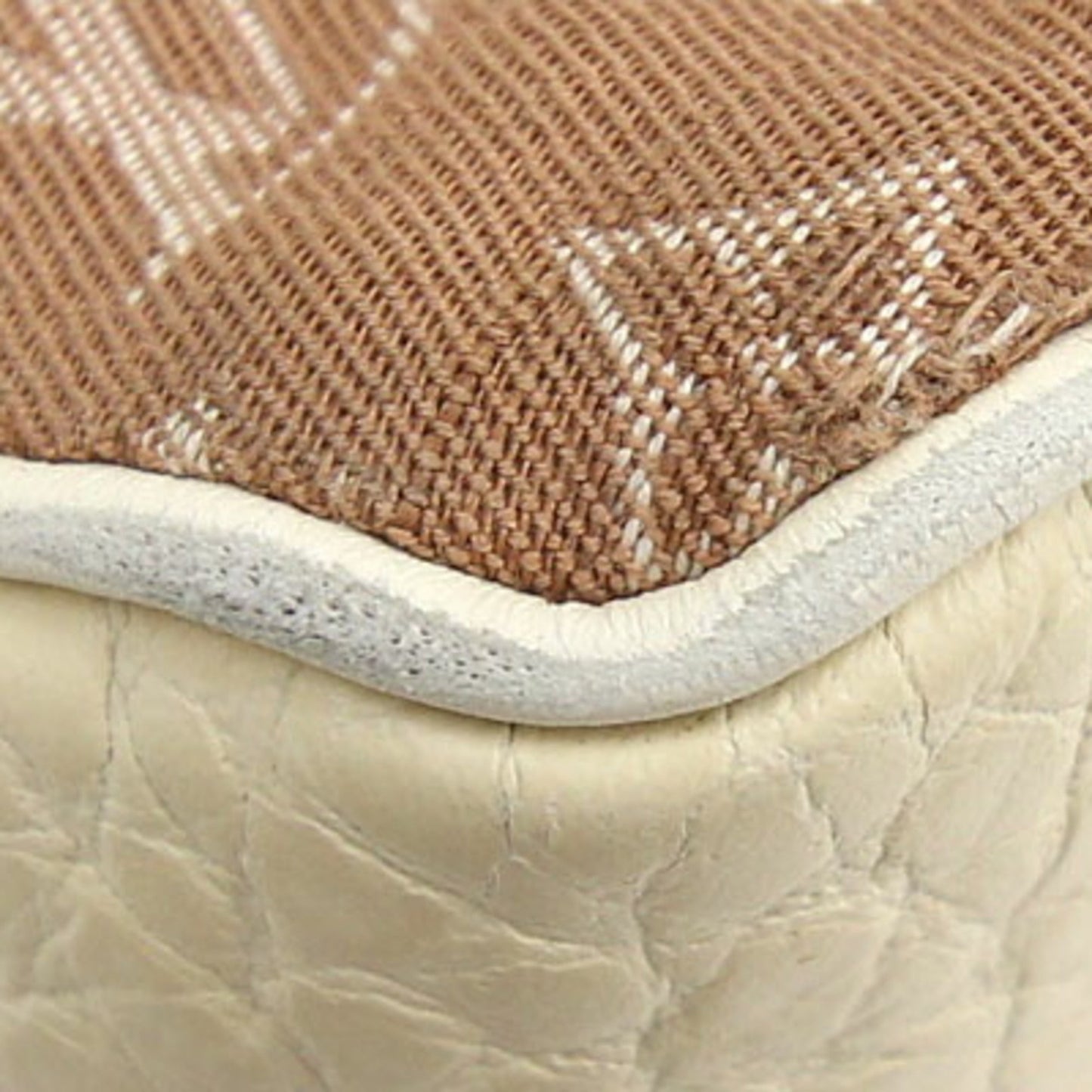 Louis Vuitton Handbag Monogram Mini Run Trapeze PM Camel Canvas Leather Ladies