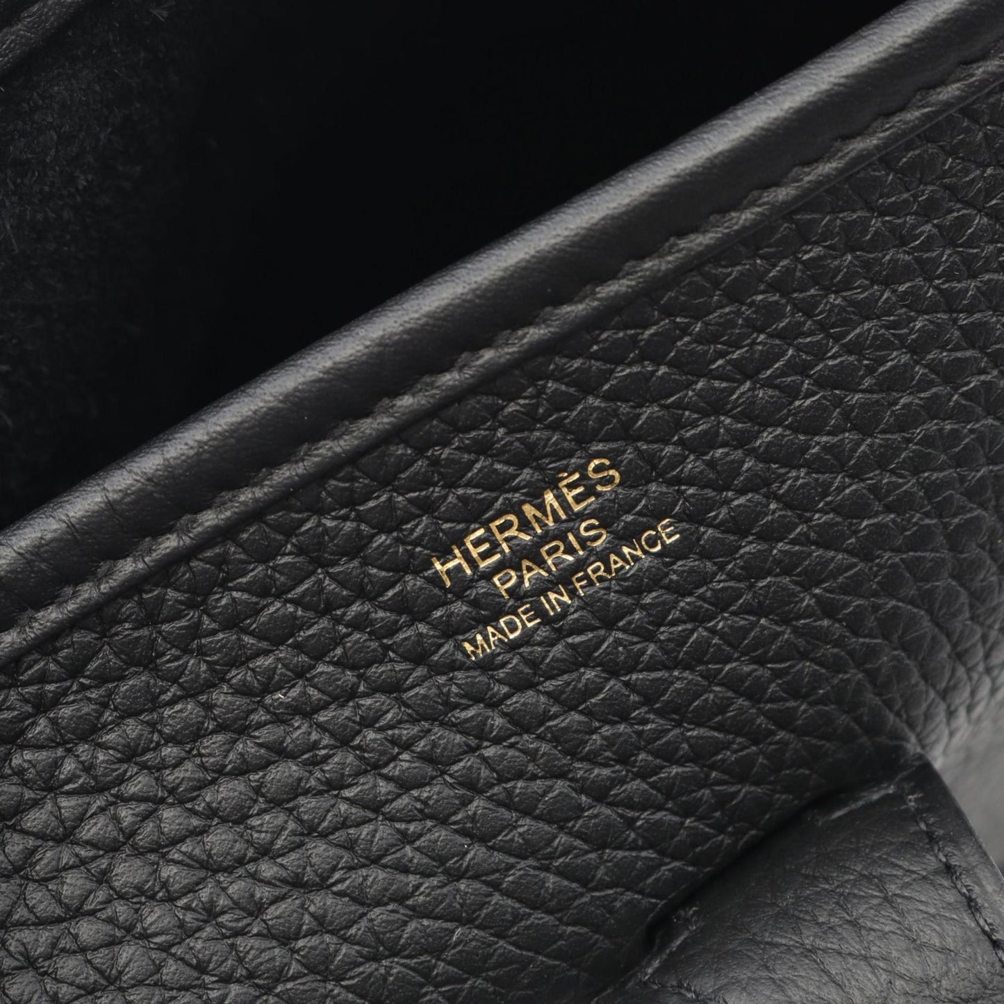 Hermes Evelyne Black Leather Shoulder Bag ( )
