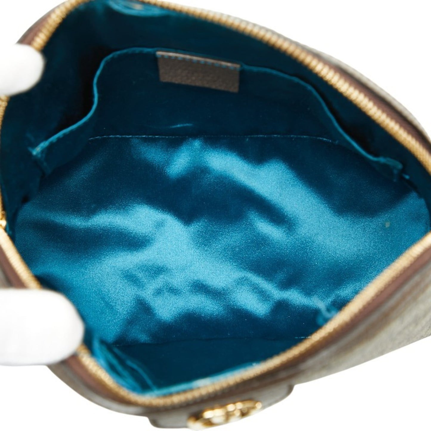 Gucci Beige Brown Suede Leather Shoulder Bag ( )