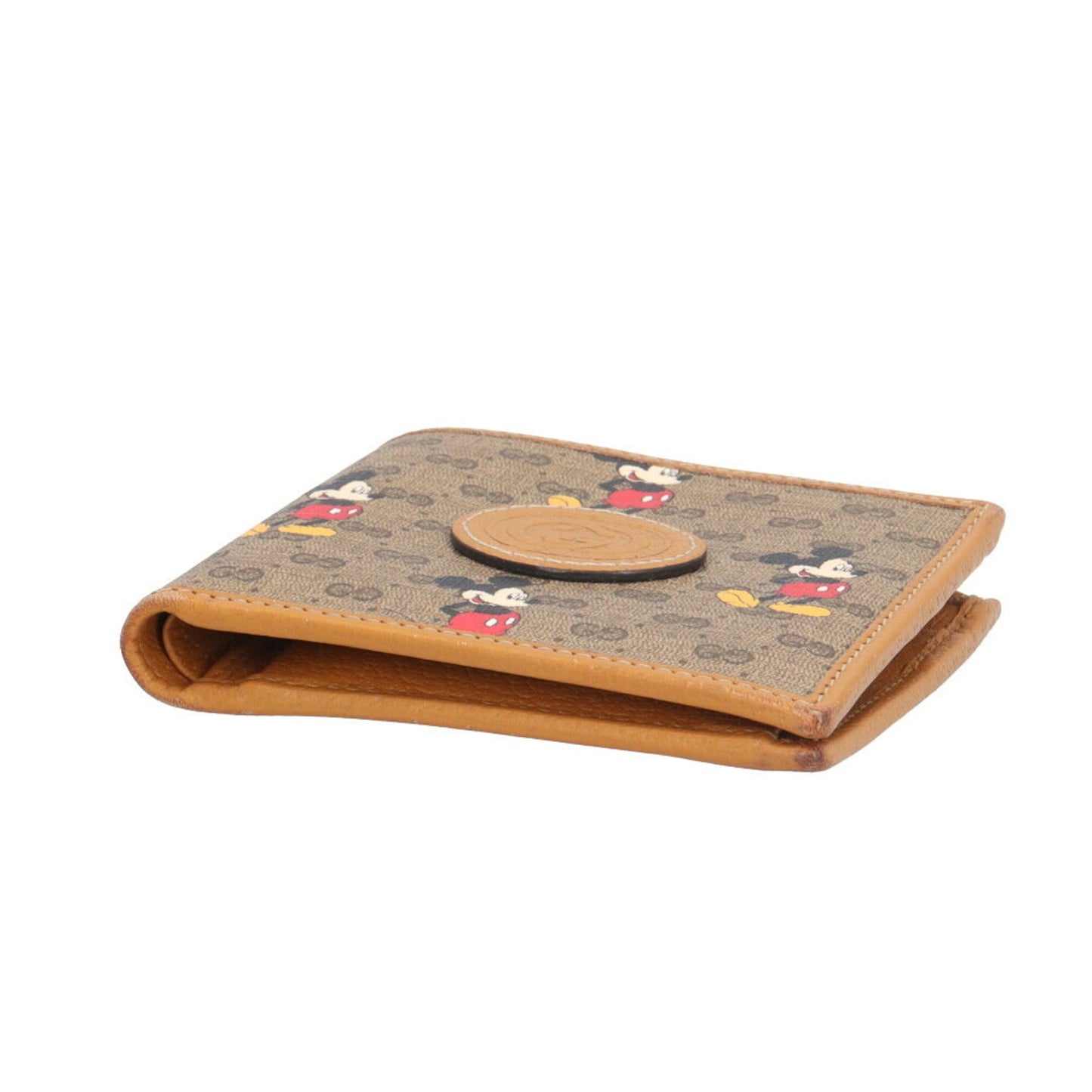 Gucci Brown Gg Supreme Canvas Wallet (Bi-Fold) ( )