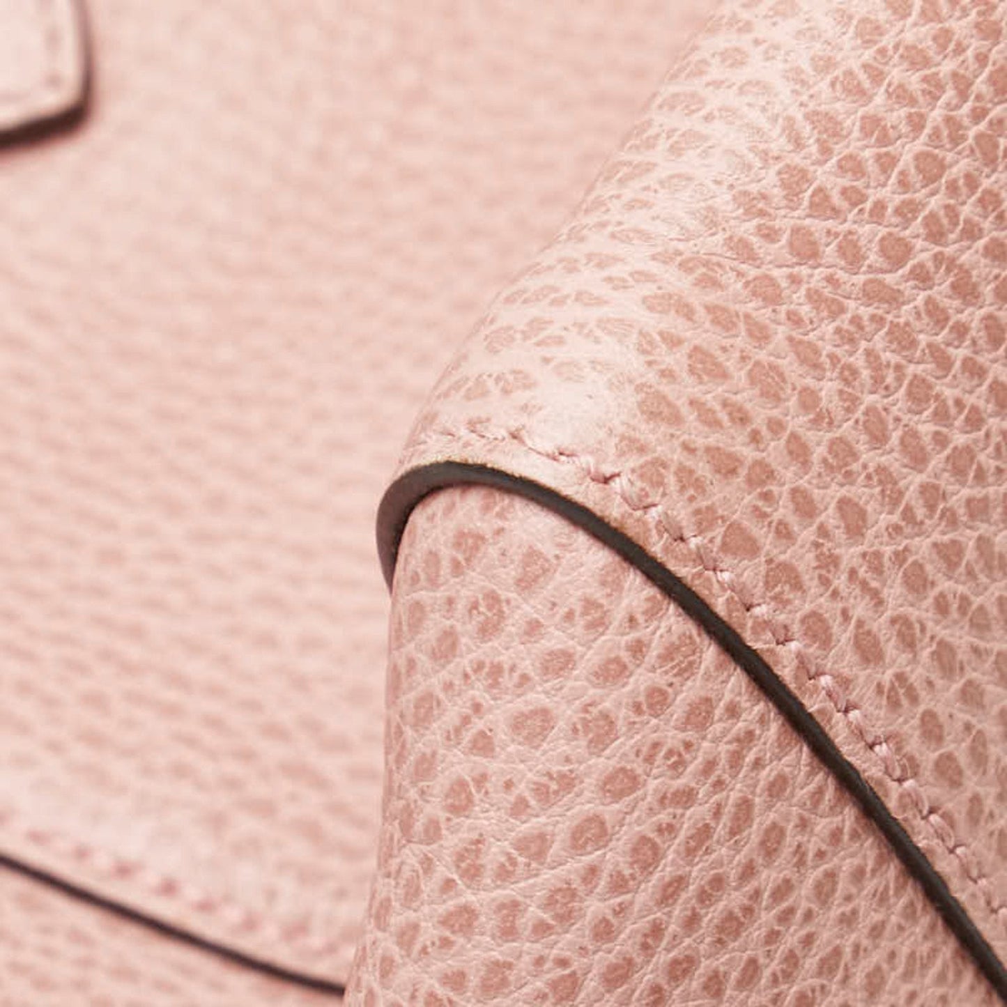 Gucci Pink Leather Shoulder Bag Tote Bag ( )