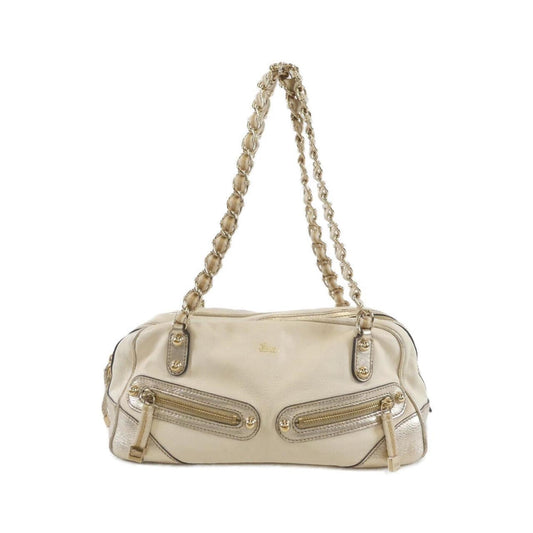 Gucci Ivory Leather Shoulder Bag ( )