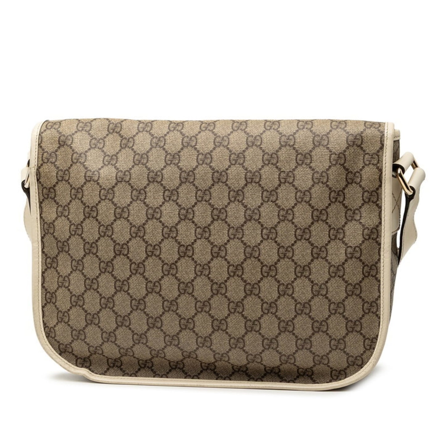 Gucci Beige White Pvc Leather Shoulder Bag ( )