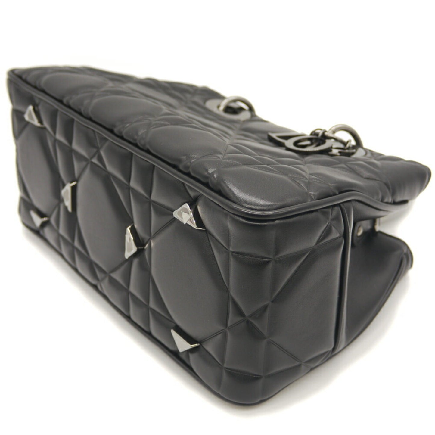 Christian Dior Leather Handbag Shoulder Bag ()