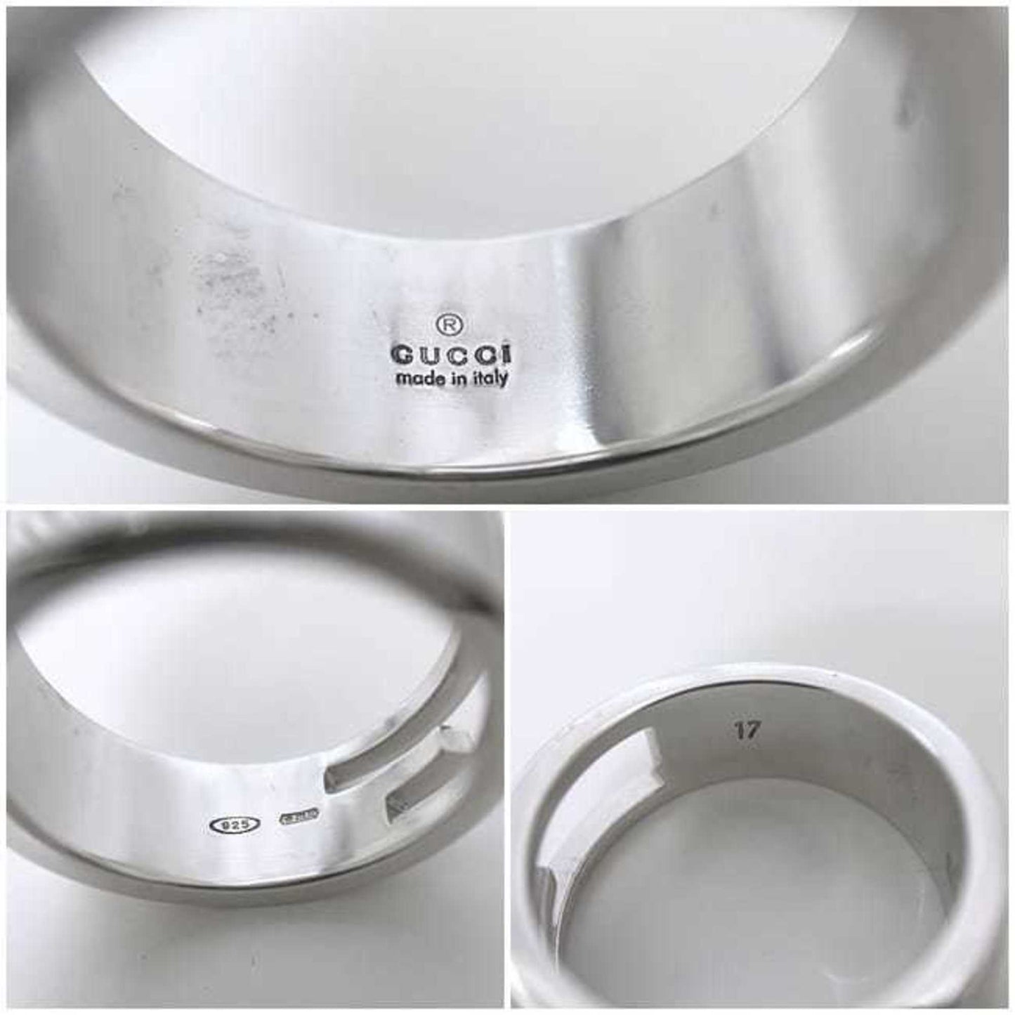 Gucci Silver 925 Band Ring ( )