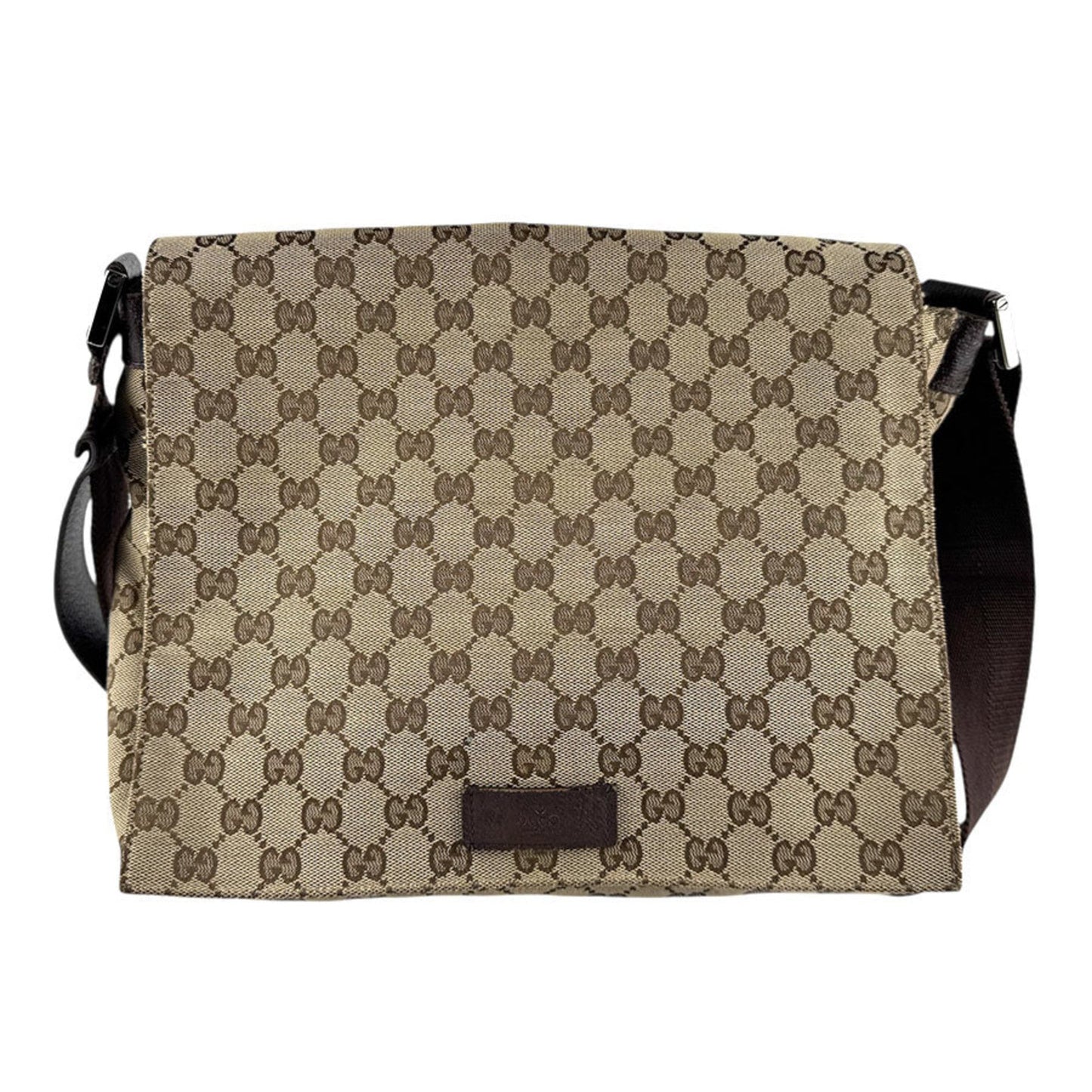 Gucci Brown Gg Canvas Shoulder Bag ( )