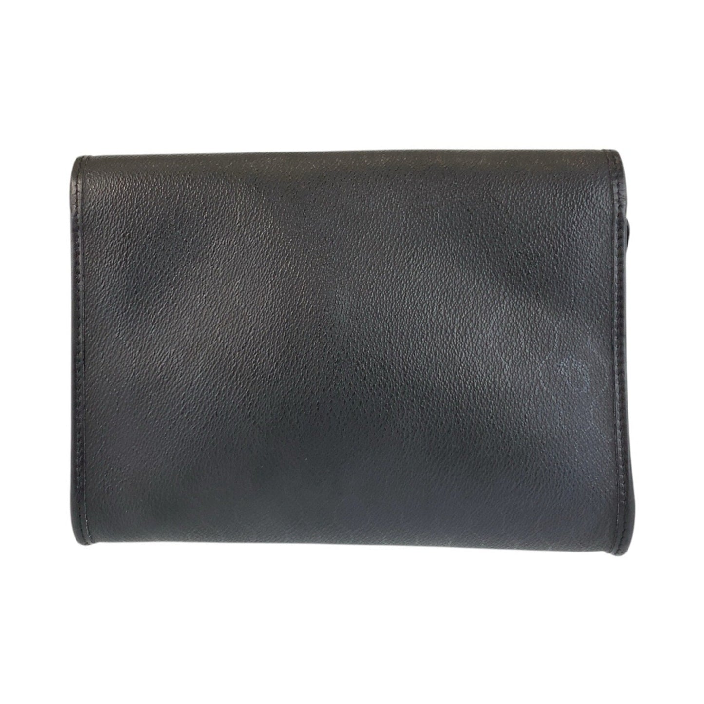 Christian Dior Black Pvc Leather Shoulder Bag ()