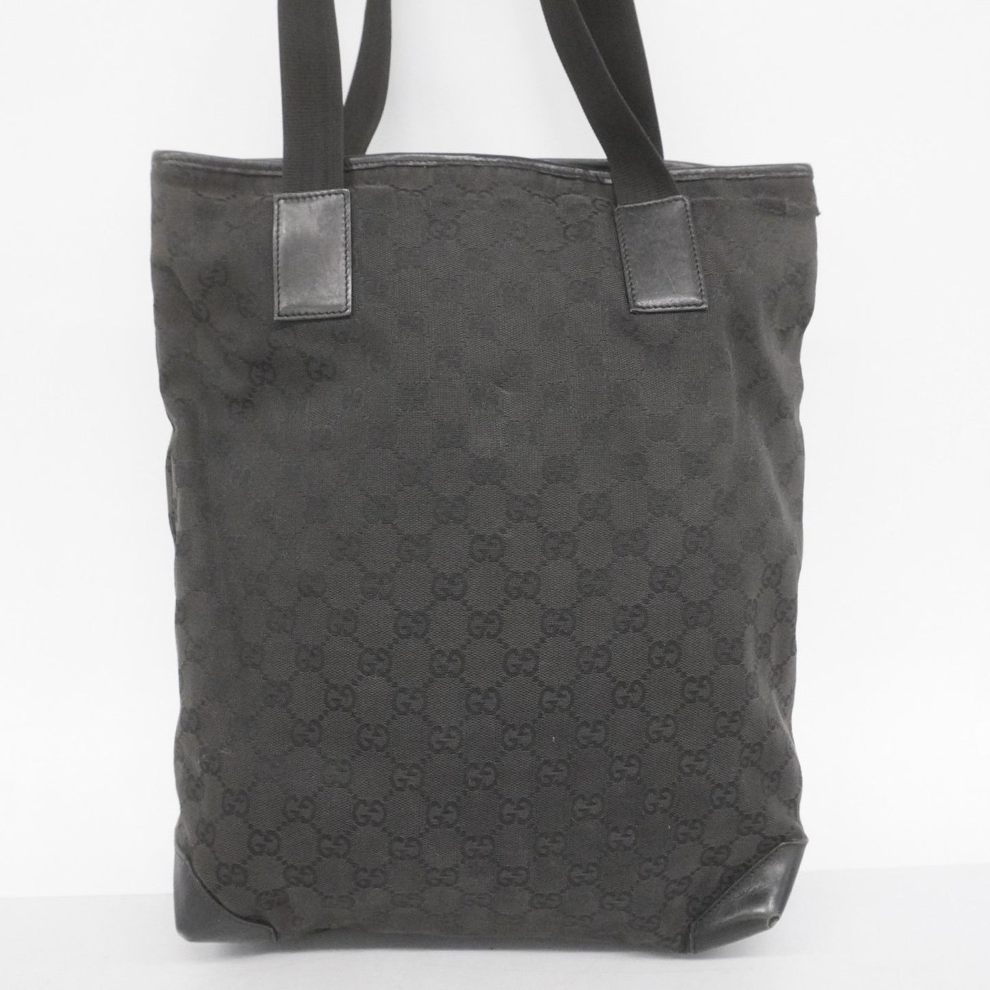Gucci Black Canvas Tote Bag ( )