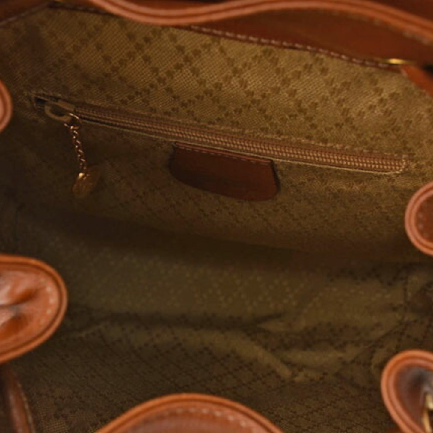 Gucci Brown Leather Backpack ( )