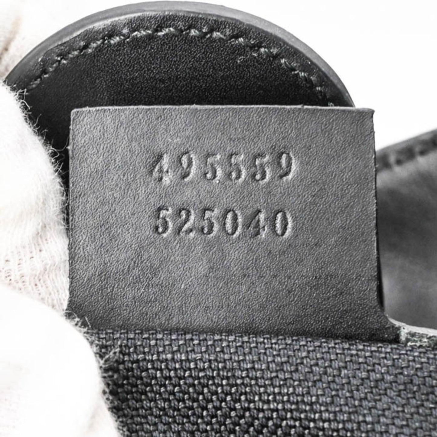 Gucci Black Gg Supreme Leather Shoulder Bag Tote Bag ( )