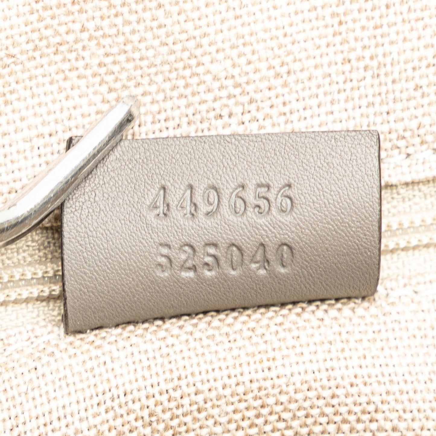 Gucci Gray Leather Shoulder Bag Tote Bag ( )