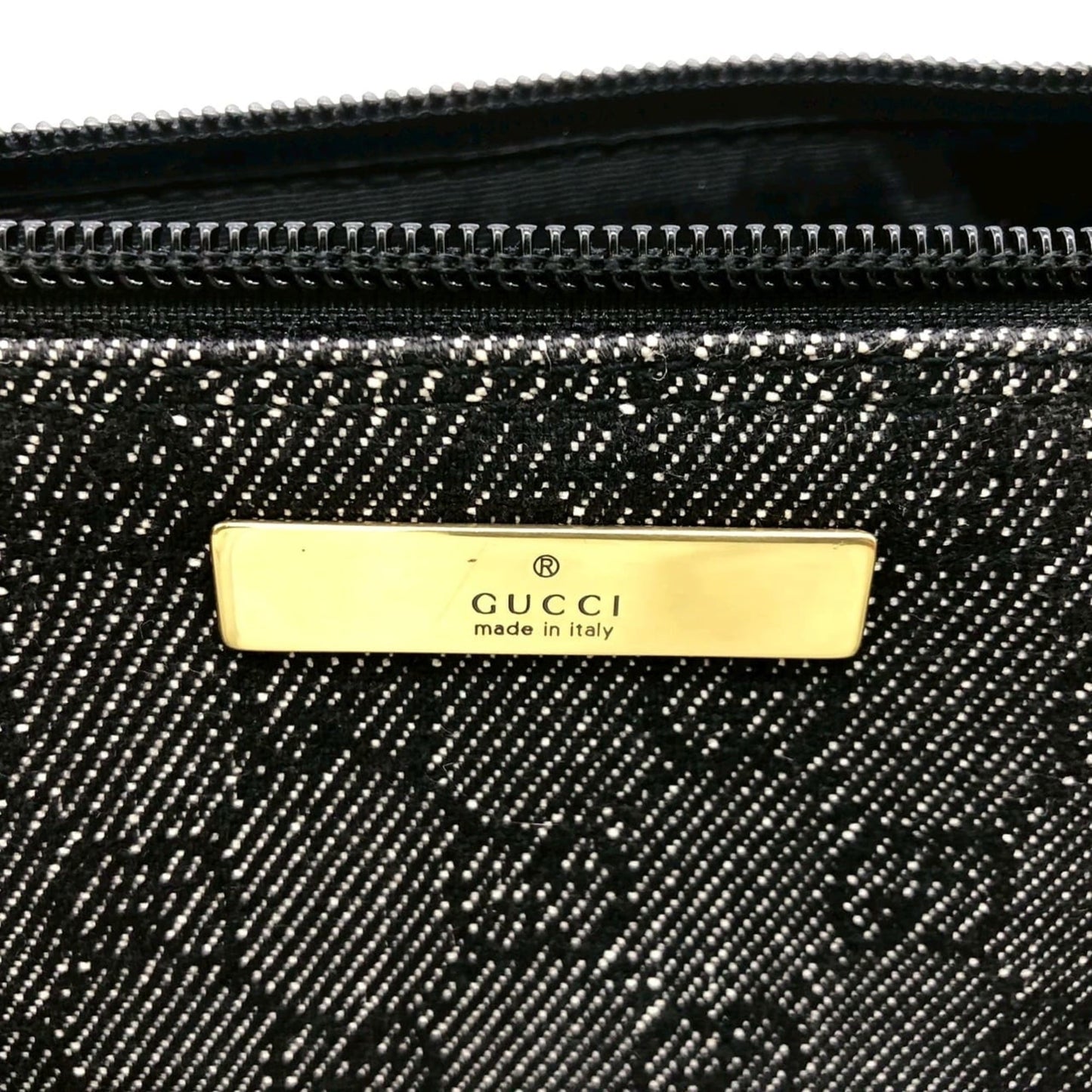 Gucci Black Canvas Handbag ( )