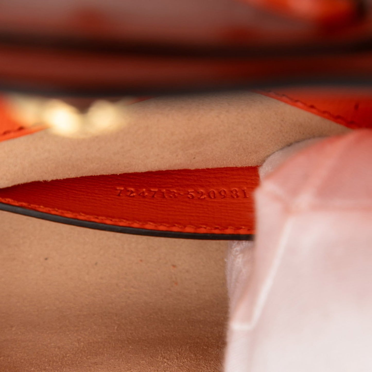 Gucci Orange Leather Shoulder Bag ( )