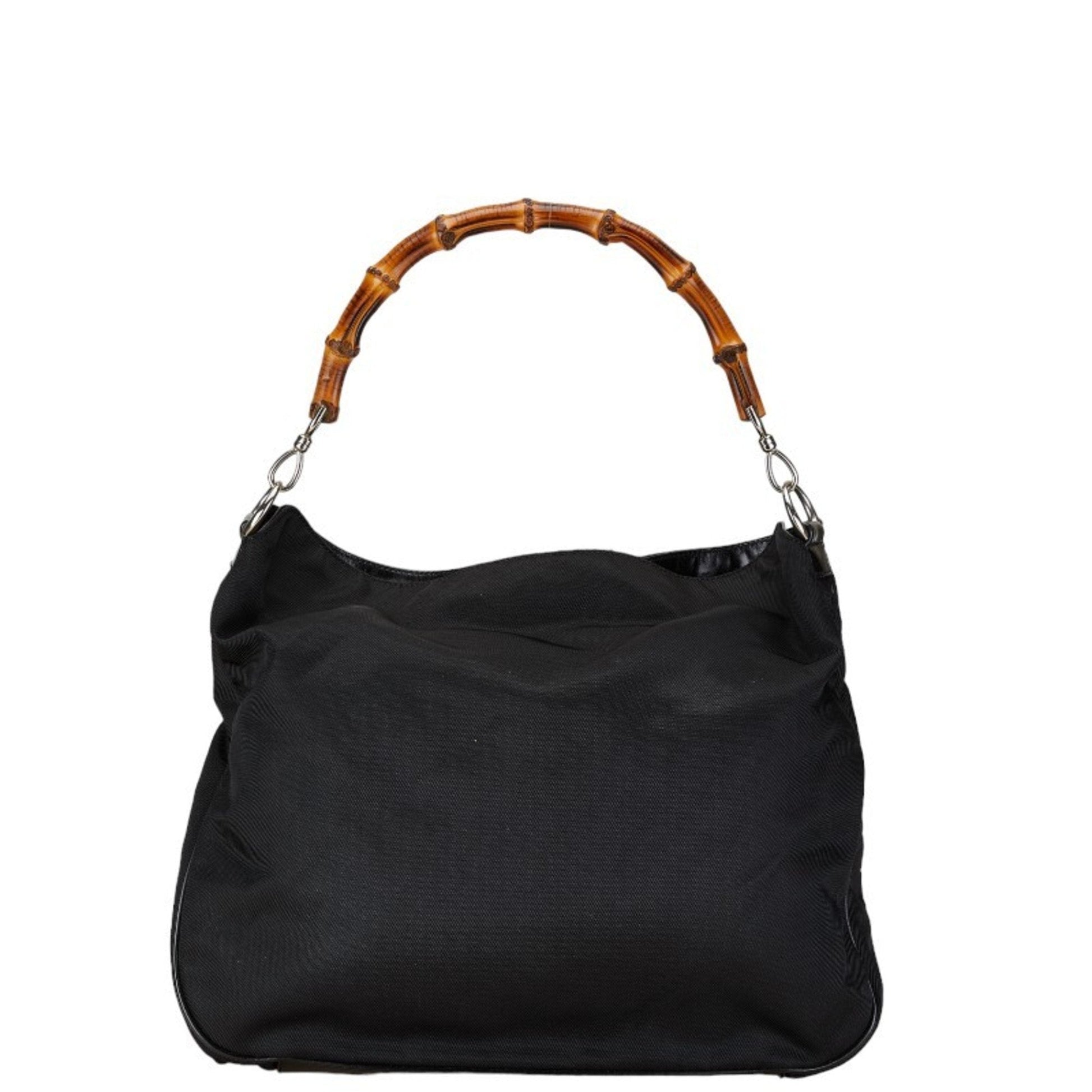 Gucci Leather Canvas Shoulder Bag
