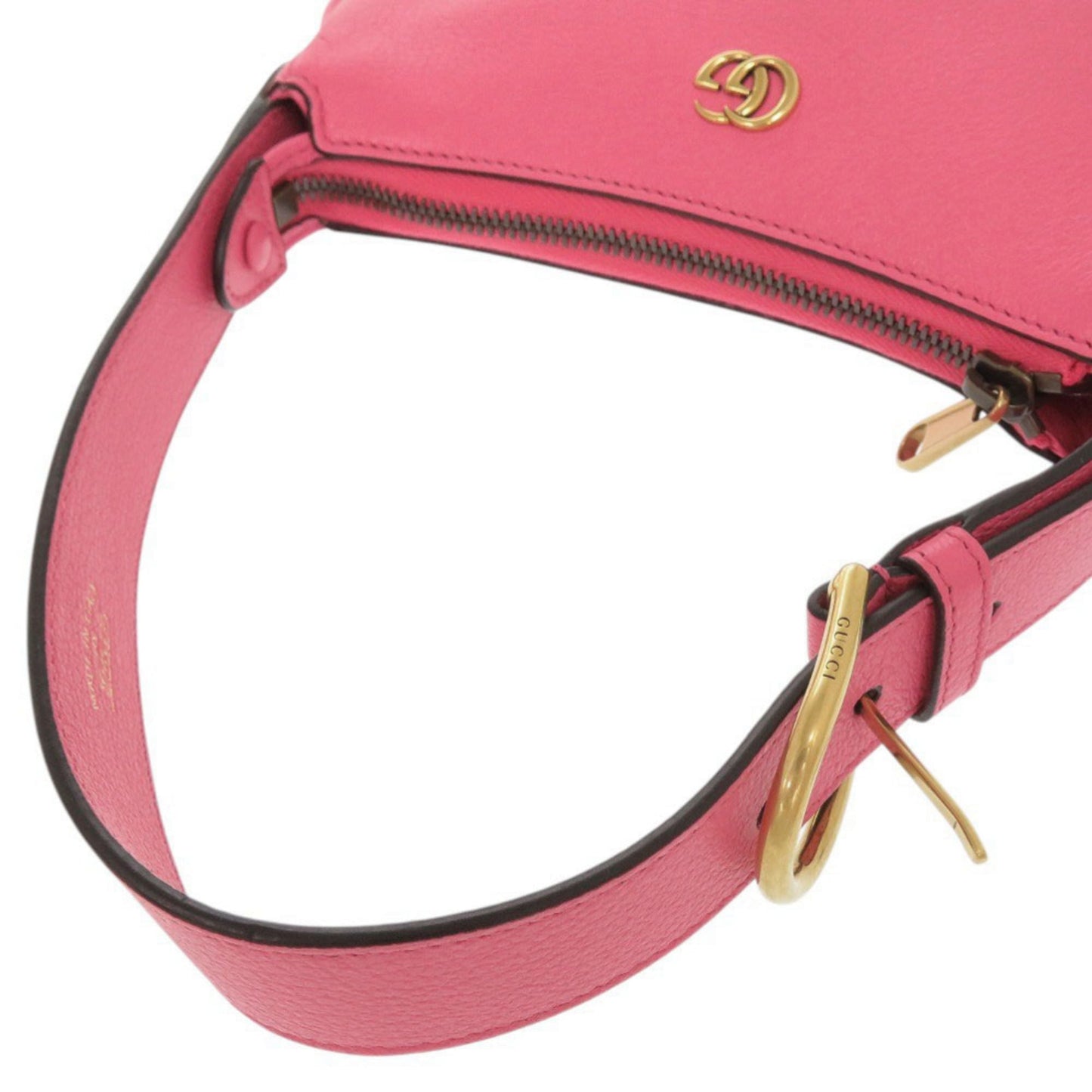 Gucci Pink Leather Handbag Shoulder Bag ( )